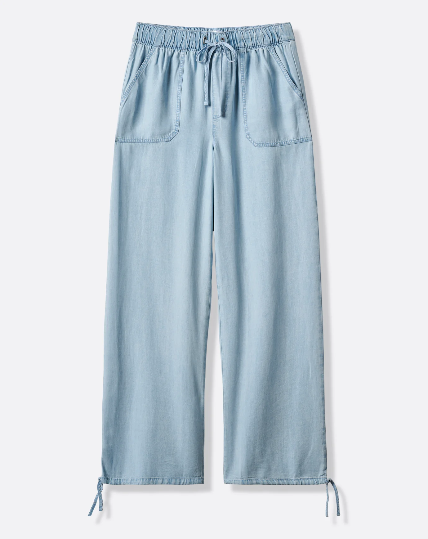 Chambray Tie Jogger - Image 7
