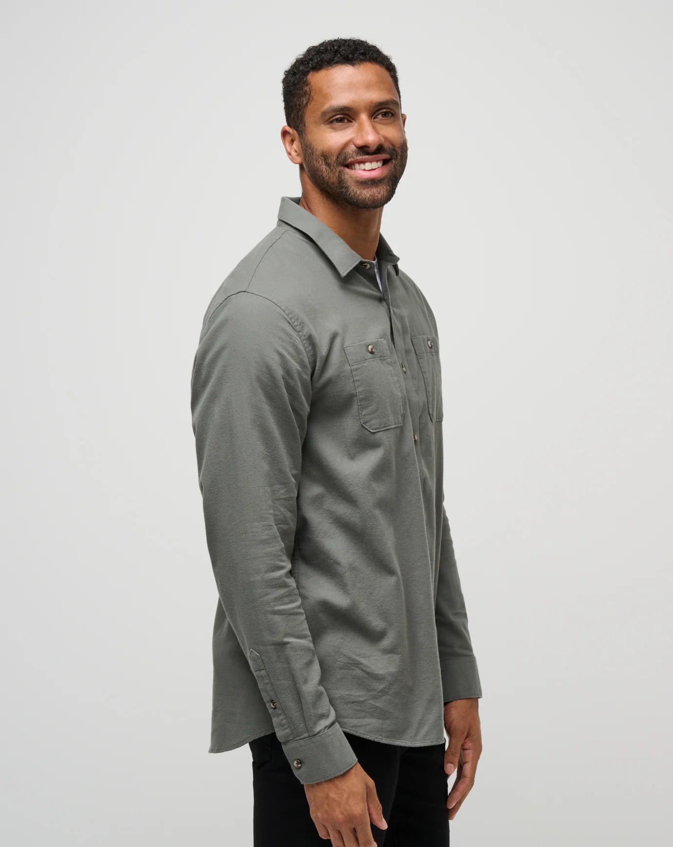 Cloud Flannel Button-Up - Image 11