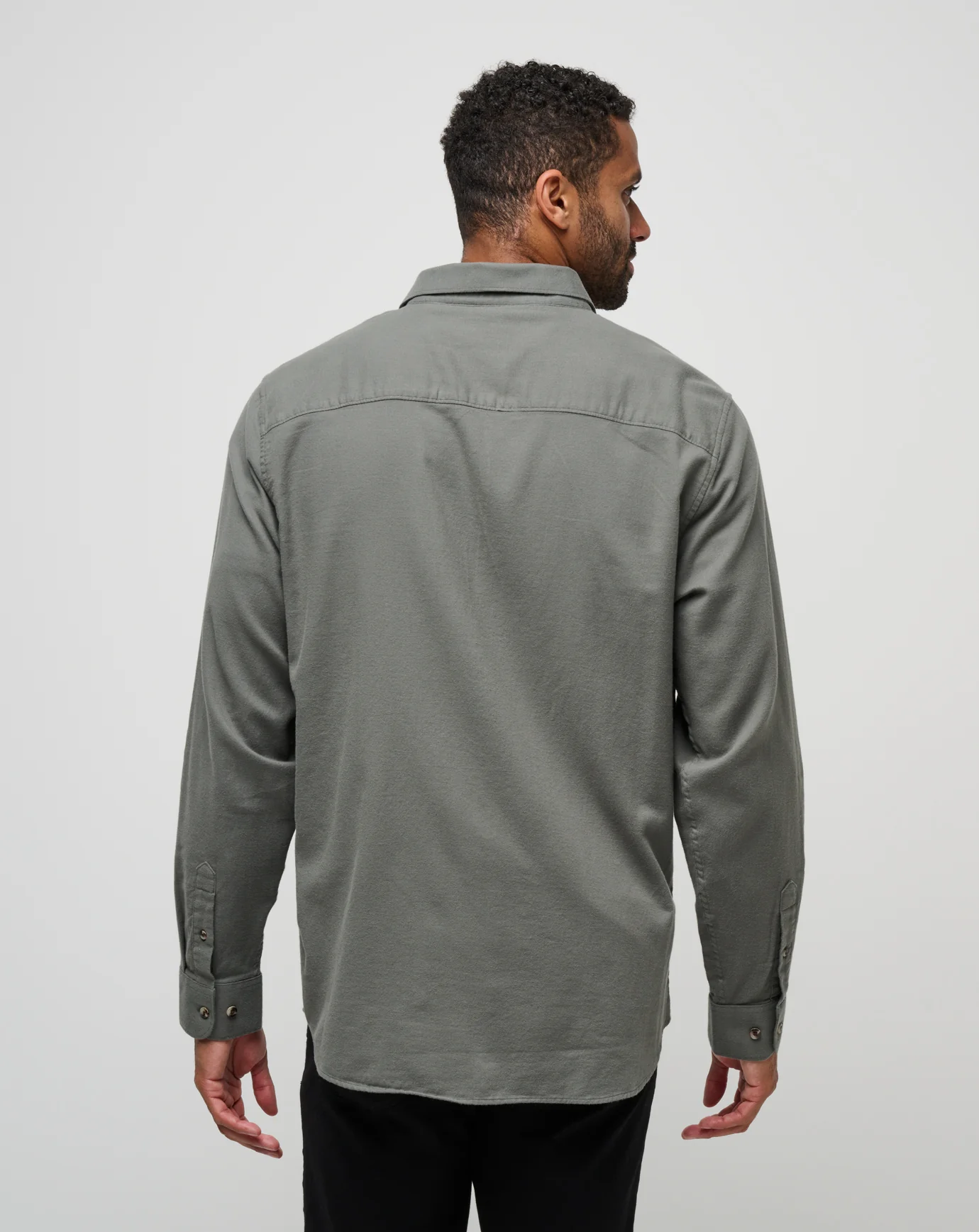 Cloud Flannel Button-Up - Image 12