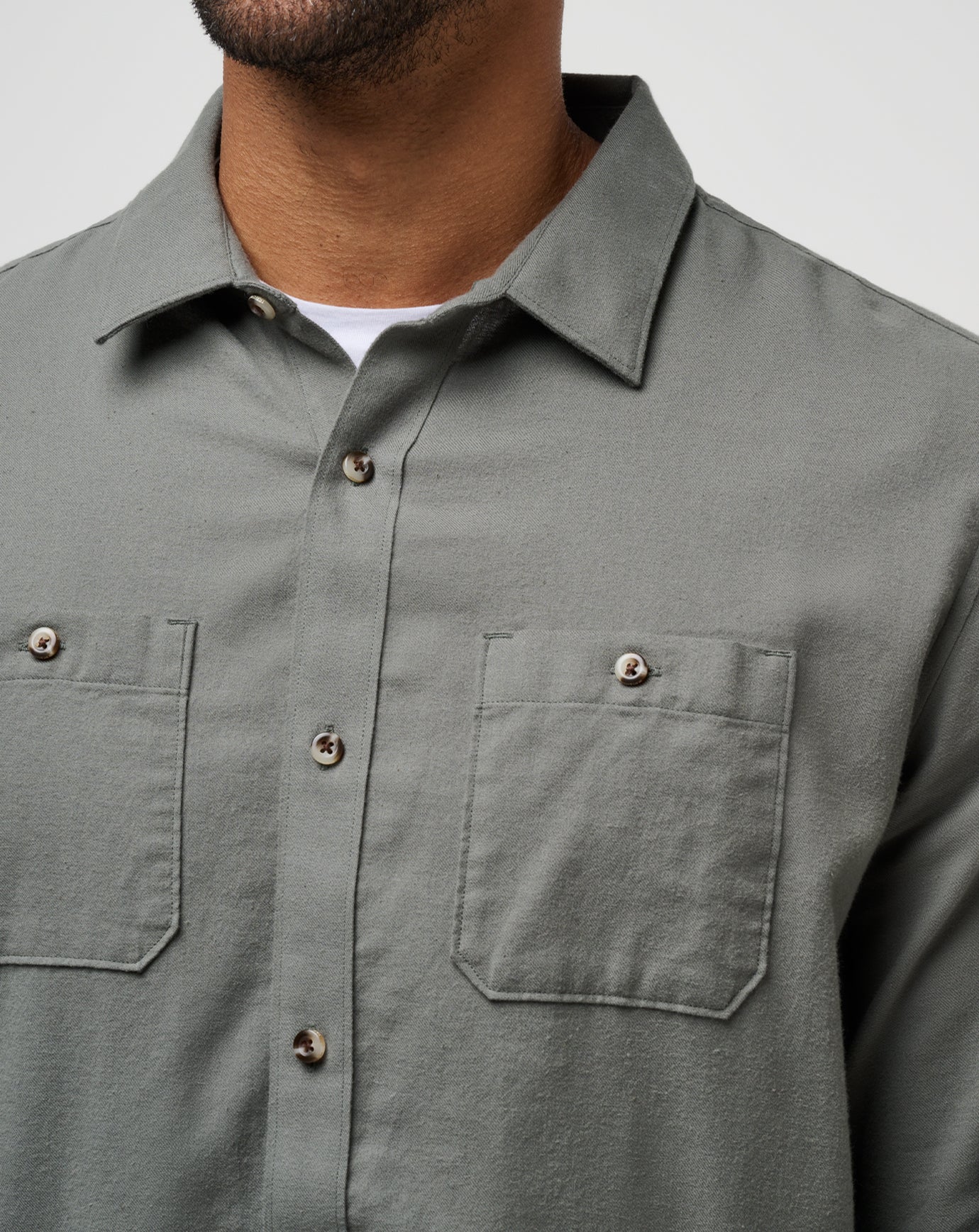 Cloud Flannel Button-Up - Image 13