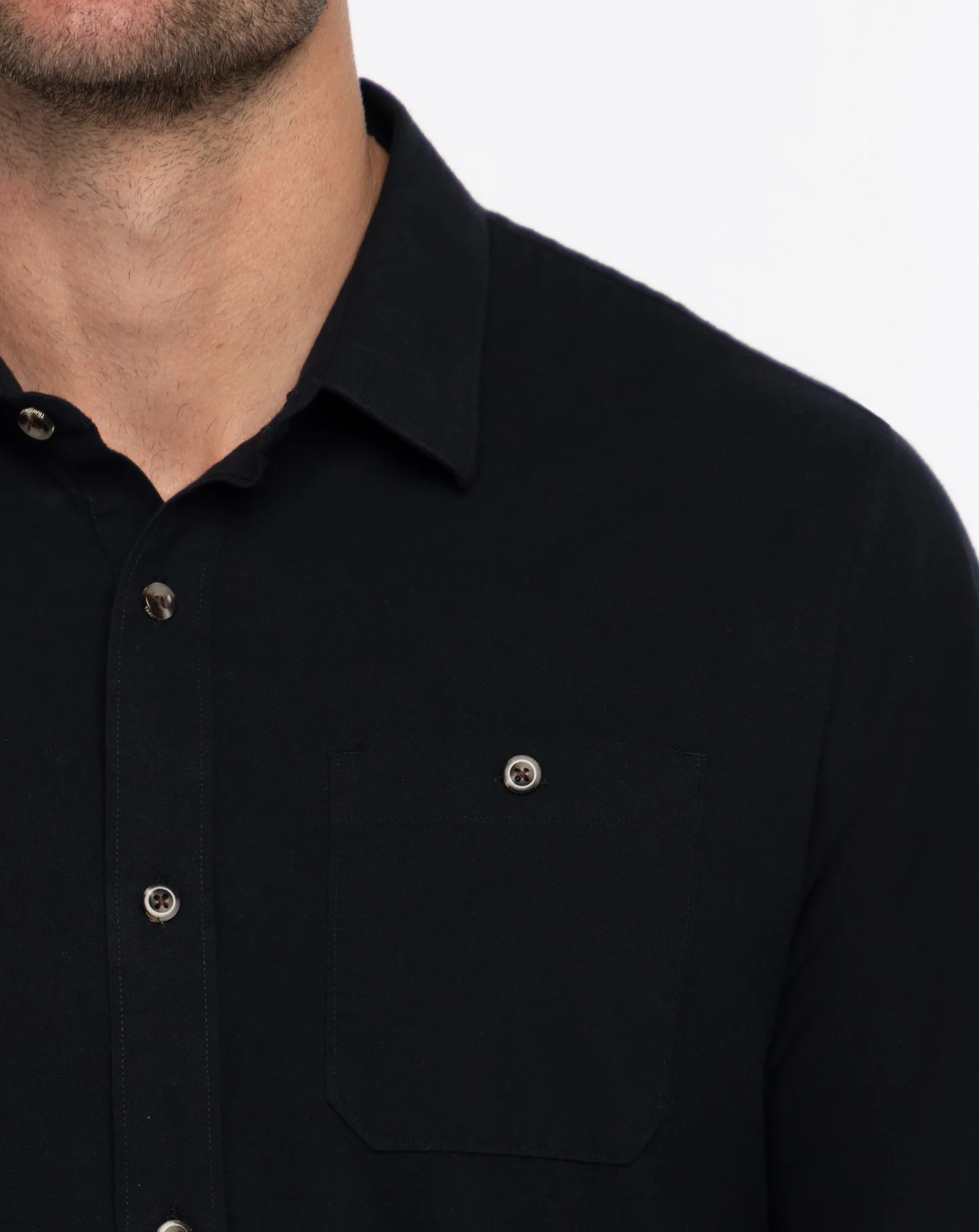 Cloud Flannel Button-Up - Image 4