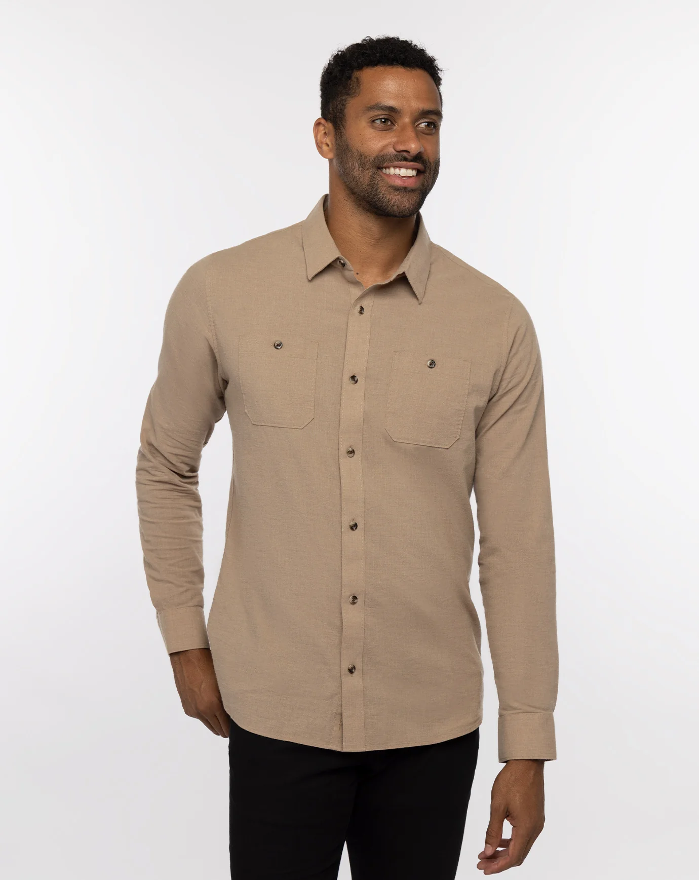 Cloud Flannel Button-Up - Image 6