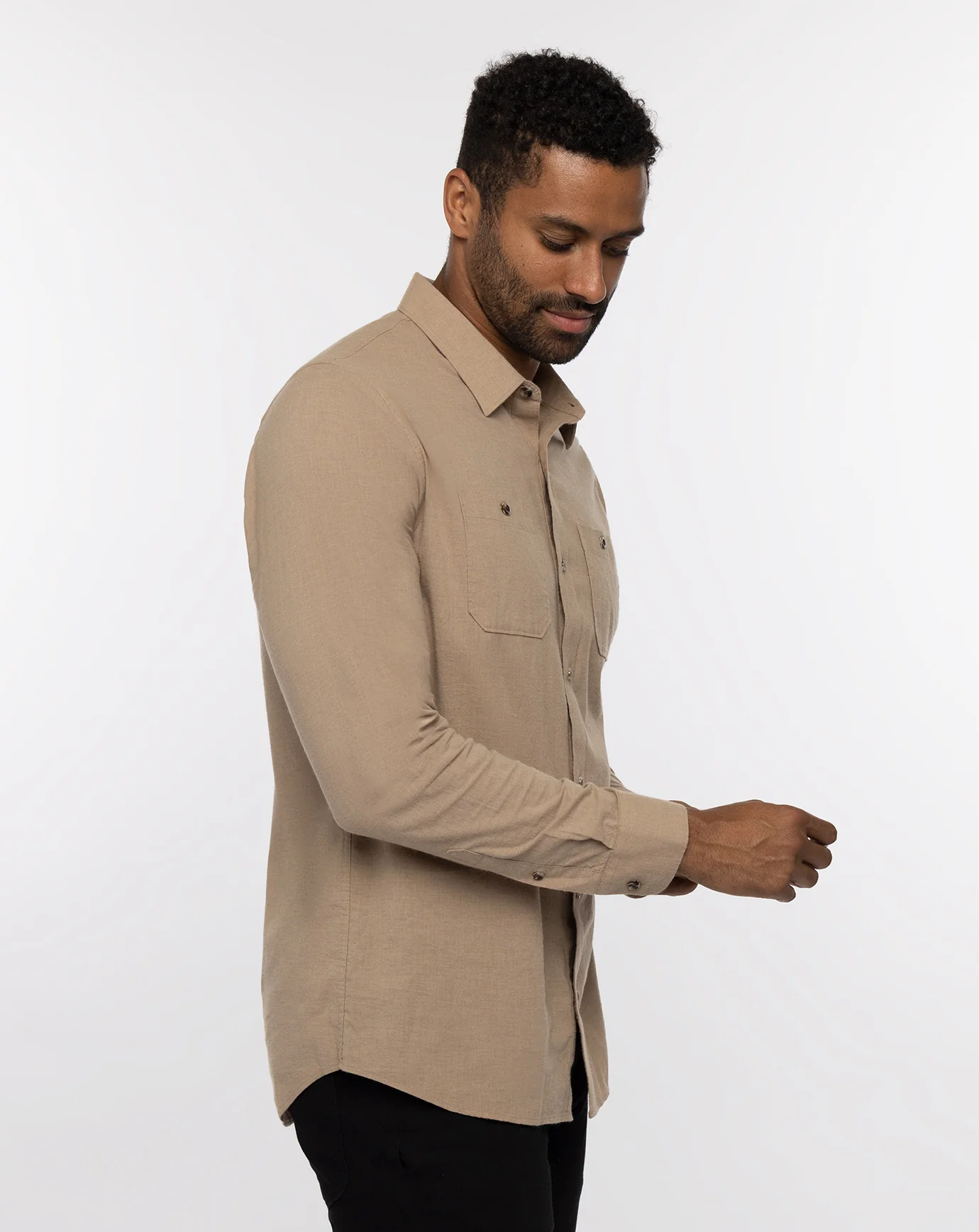 Cloud Flannel Button-Up - Image 7