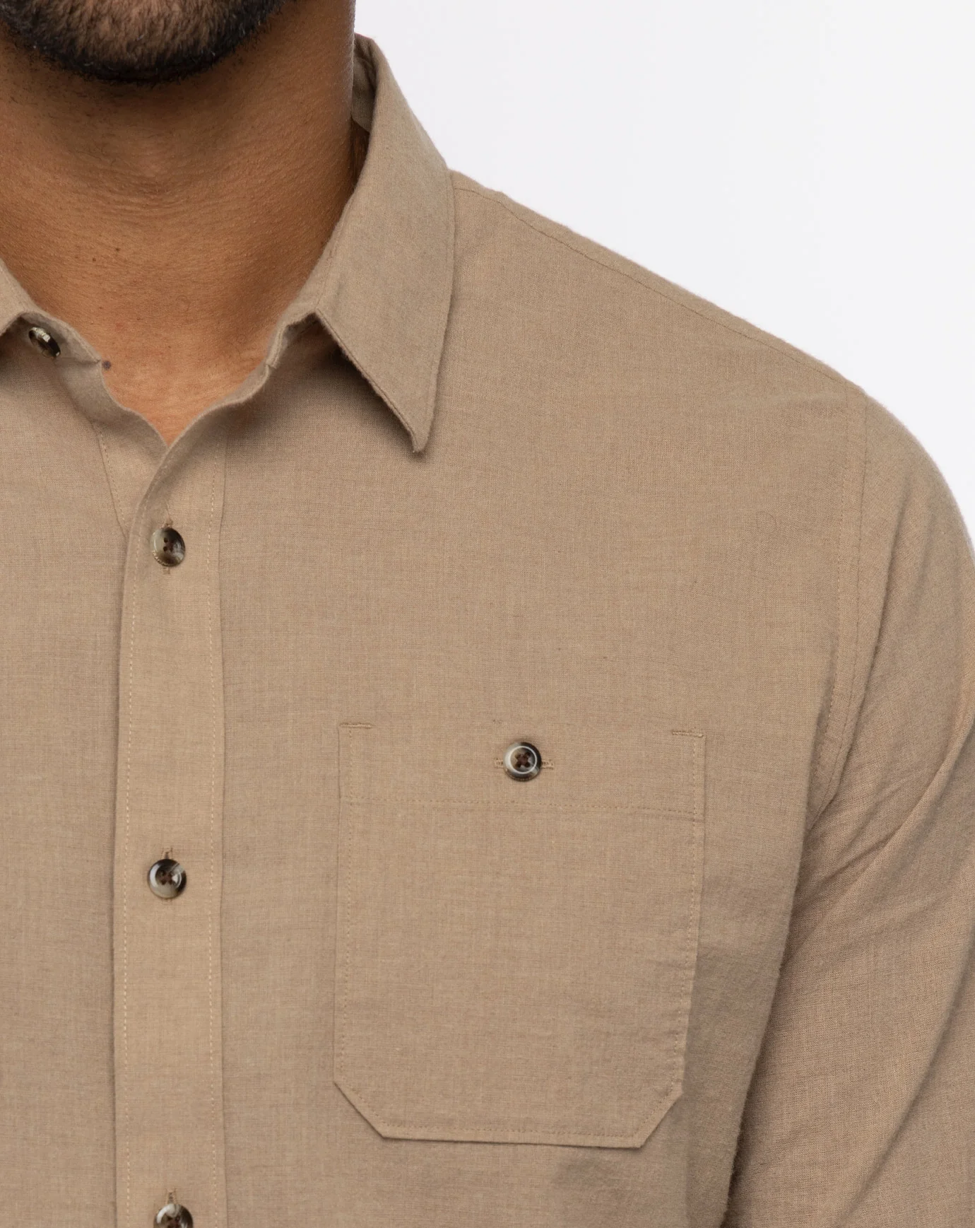 Cloud Flannel Button-Up - Image 9