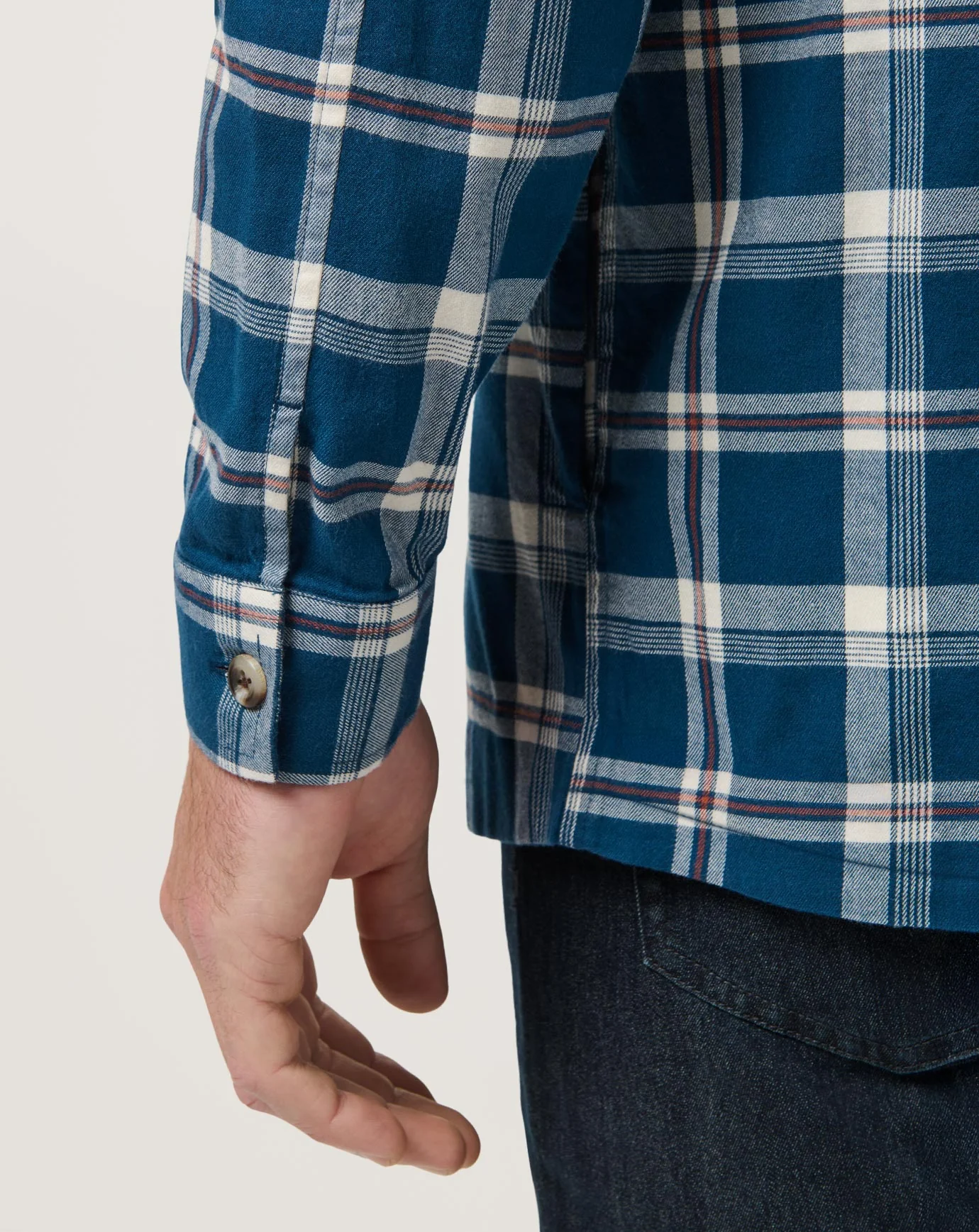 Cloud Flannel Hooded Button-Up - Image 7