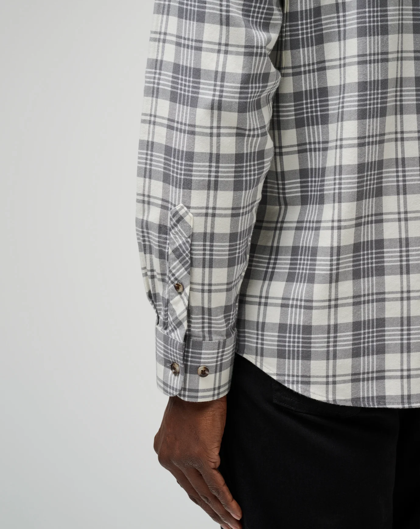 Cloud Flannel Plaid Button-Up - Image 17