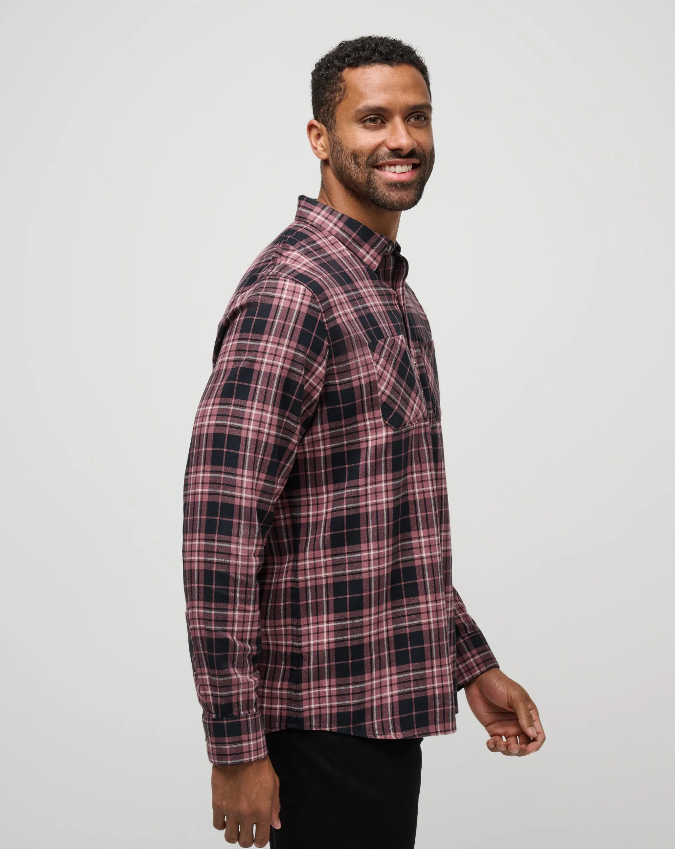 Cloud Flannel Plaid Button-Up - Image 2