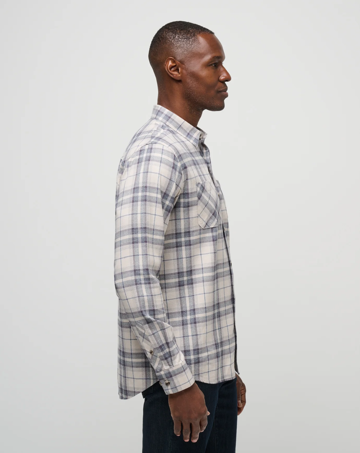 Cloud Flannel Plaid Button-Up - Image 22