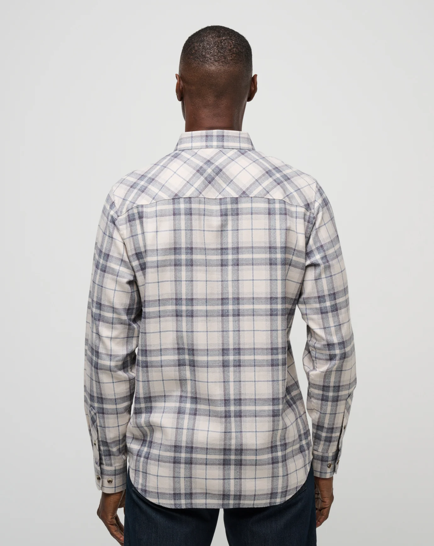 Cloud Flannel Plaid Button-Up - Image 23