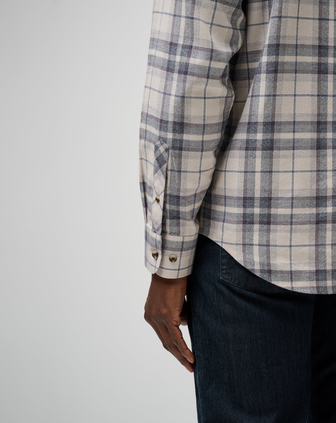 Cloud Flannel Plaid Button-Up - Image 25