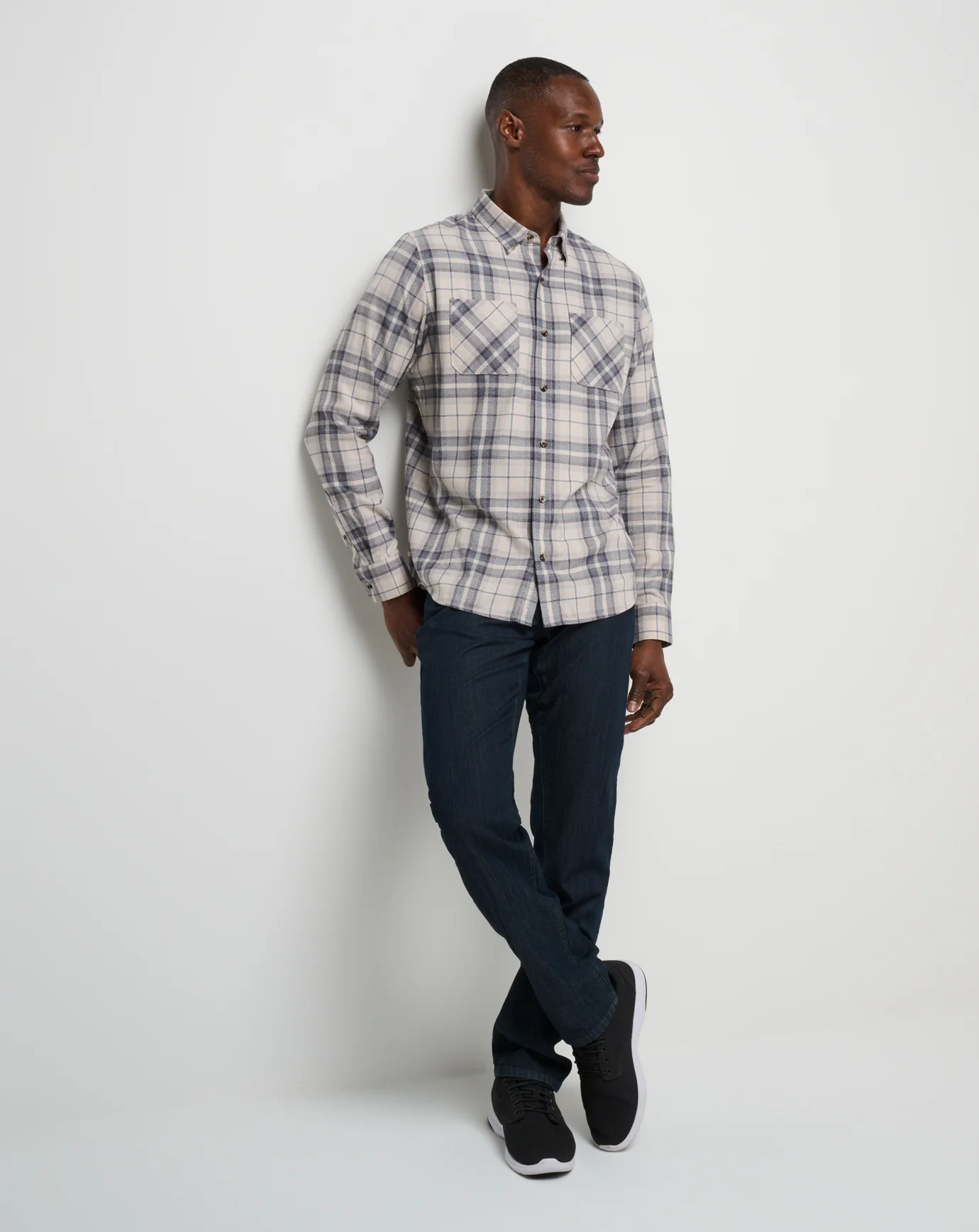 Cloud Flannel Plaid Button-Up - Image 26