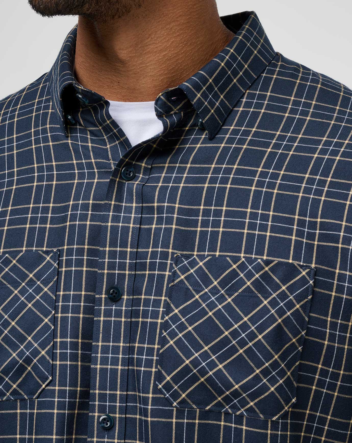 Cloud Flannel Plaid Button-Up - Image 47