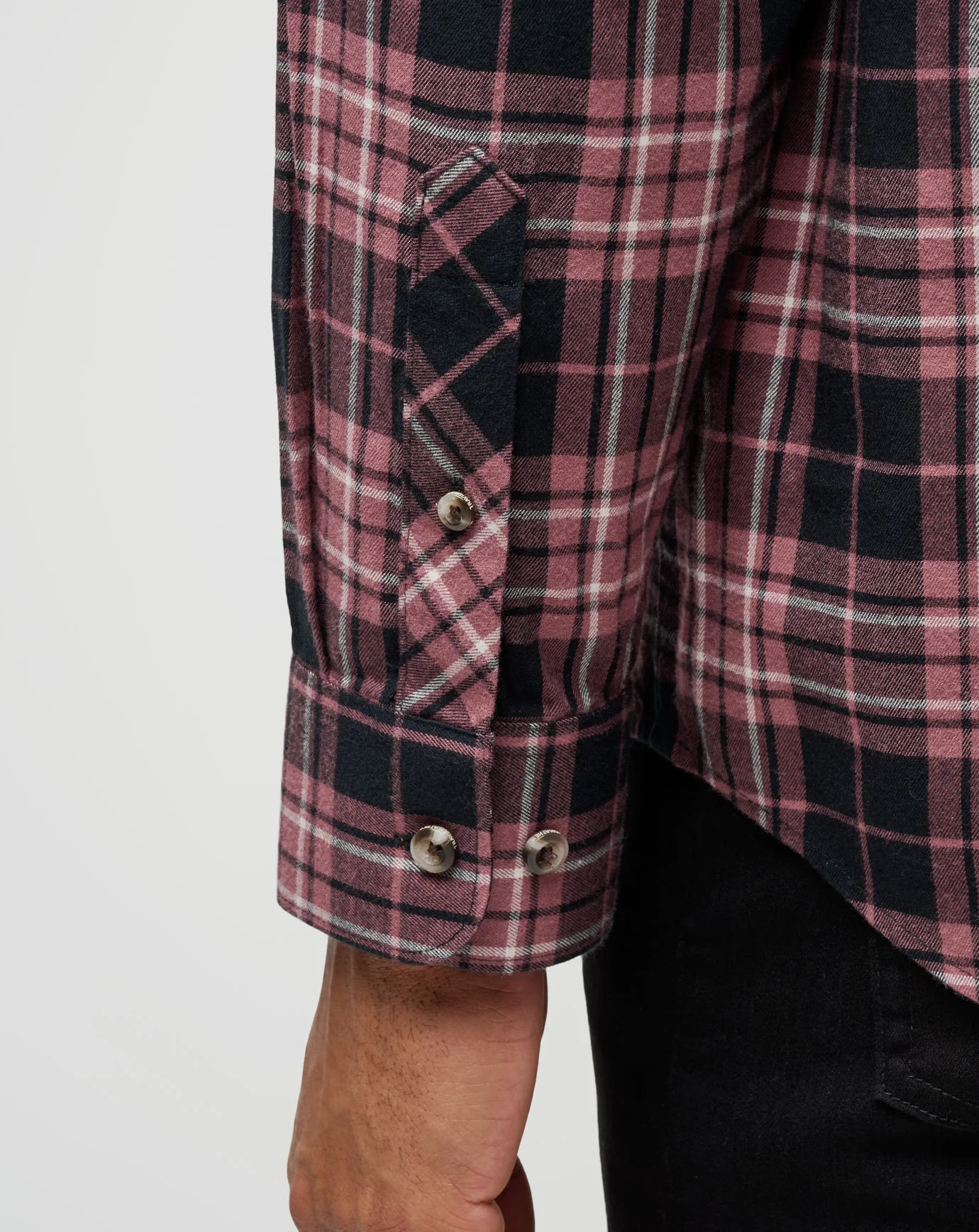 Cloud Flannel Plaid Button-Up - Image 5