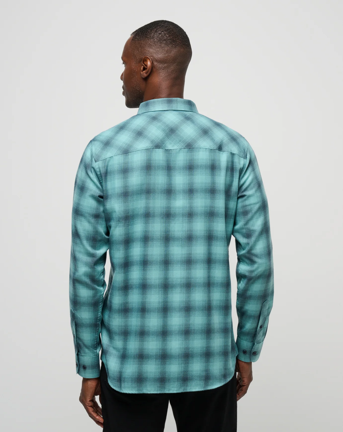 Cloud Flannel Plaid Button-Up - Image 54