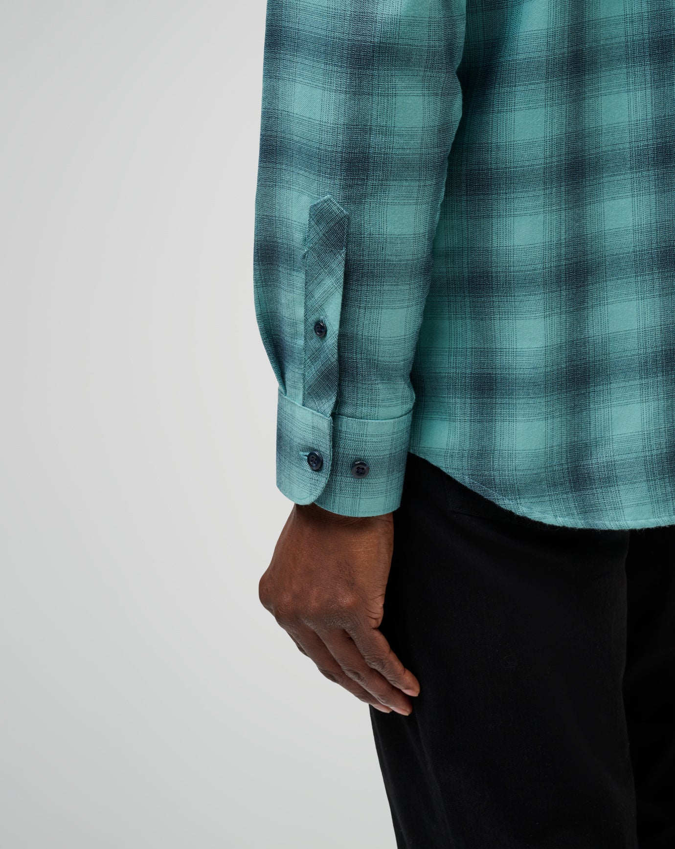 Cloud Flannel Plaid Button-Up - Image 56