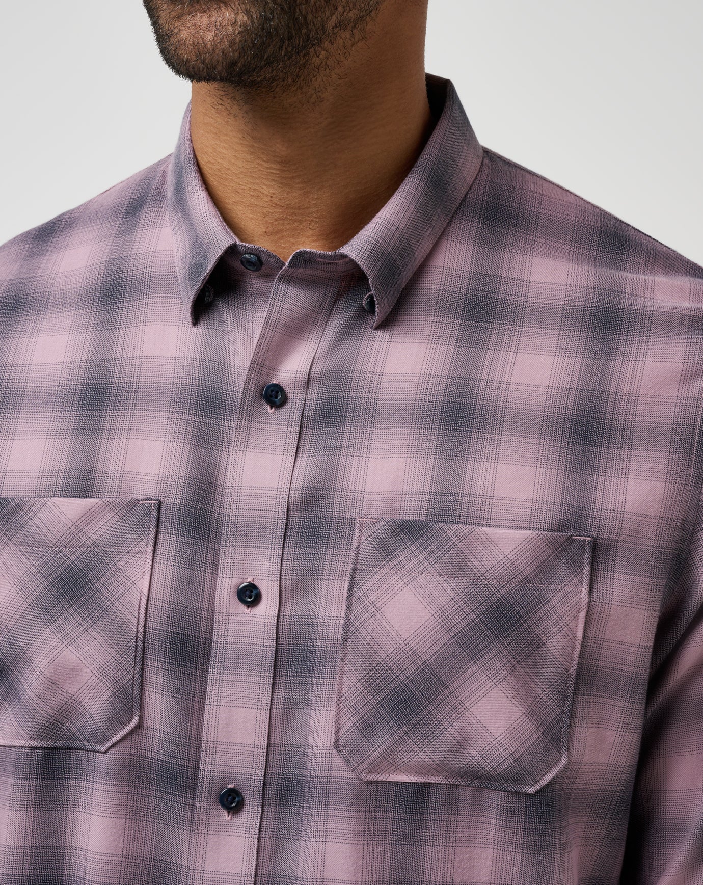 Cloud Flannel Plaid Button-Up - Image 64