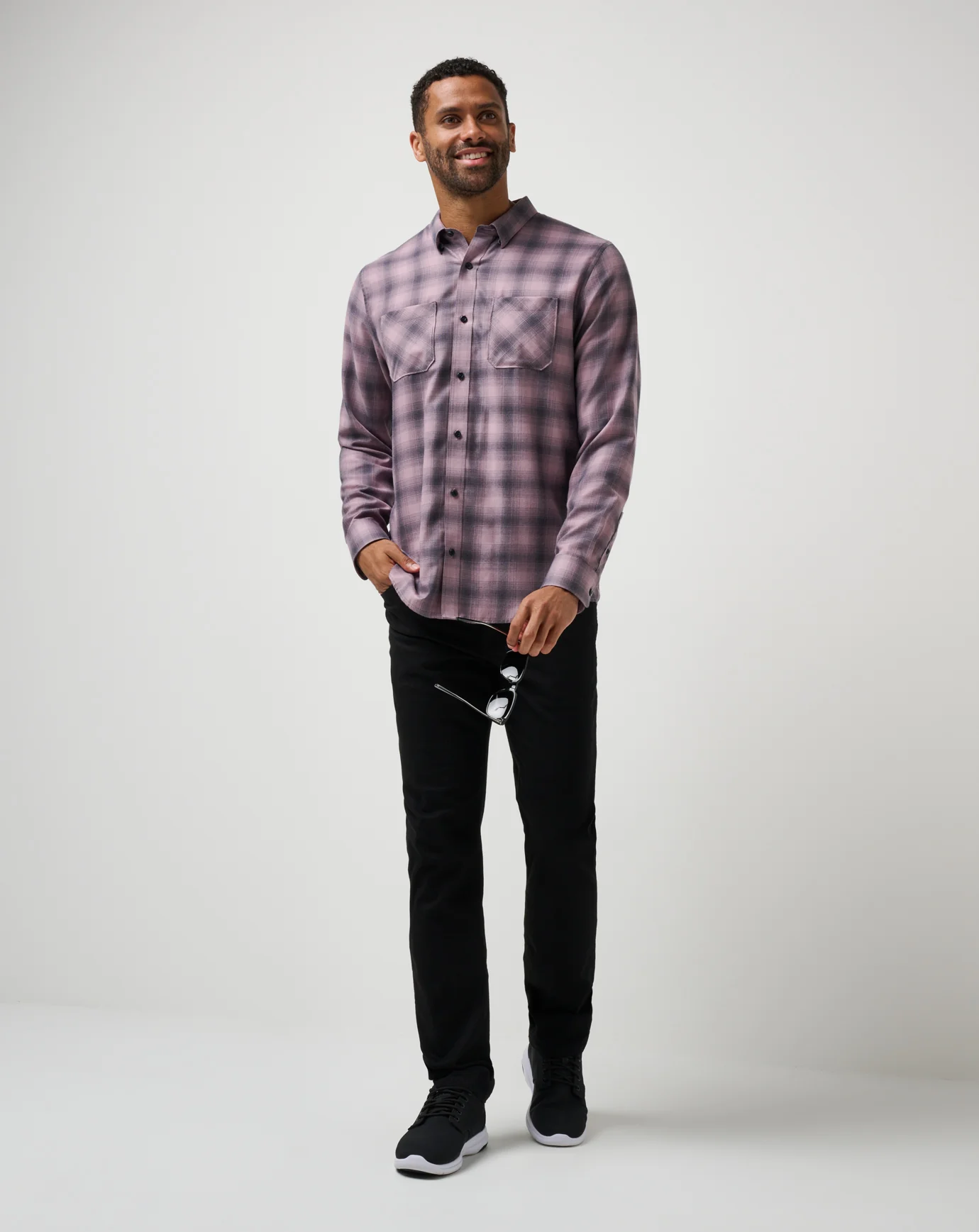 Cloud Flannel Plaid Button-Up - Image 66