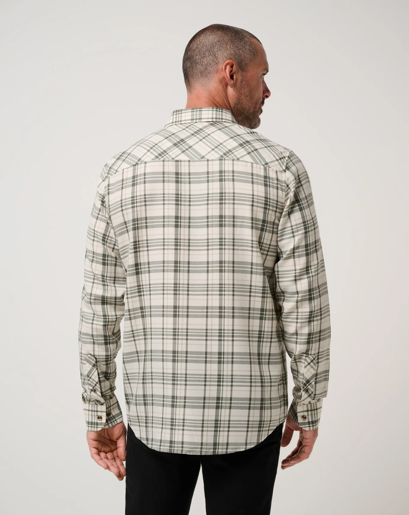 Cloud Flannel Plaid Button-Up - Image 71
