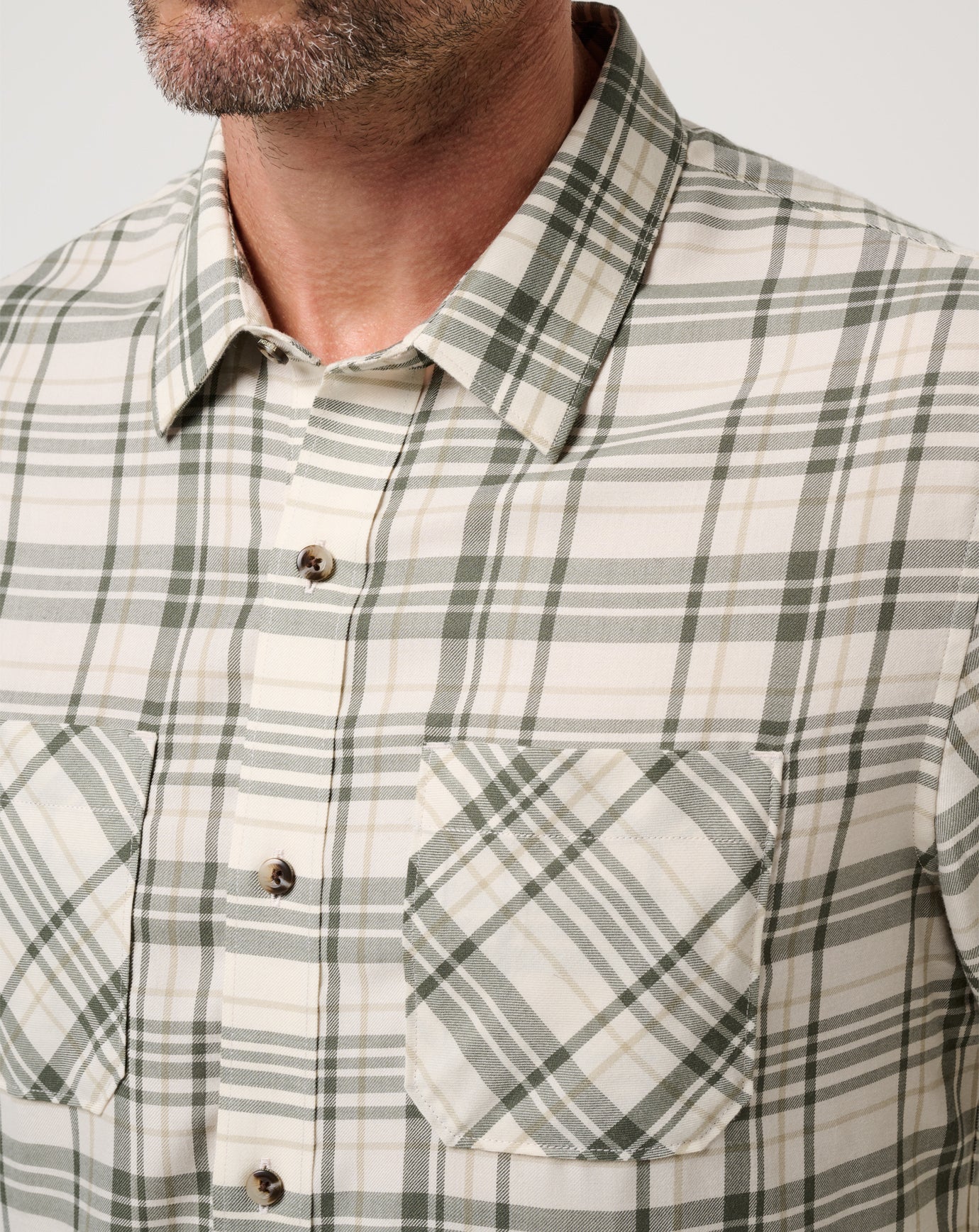 Cloud Flannel Plaid Button-Up - Image 72