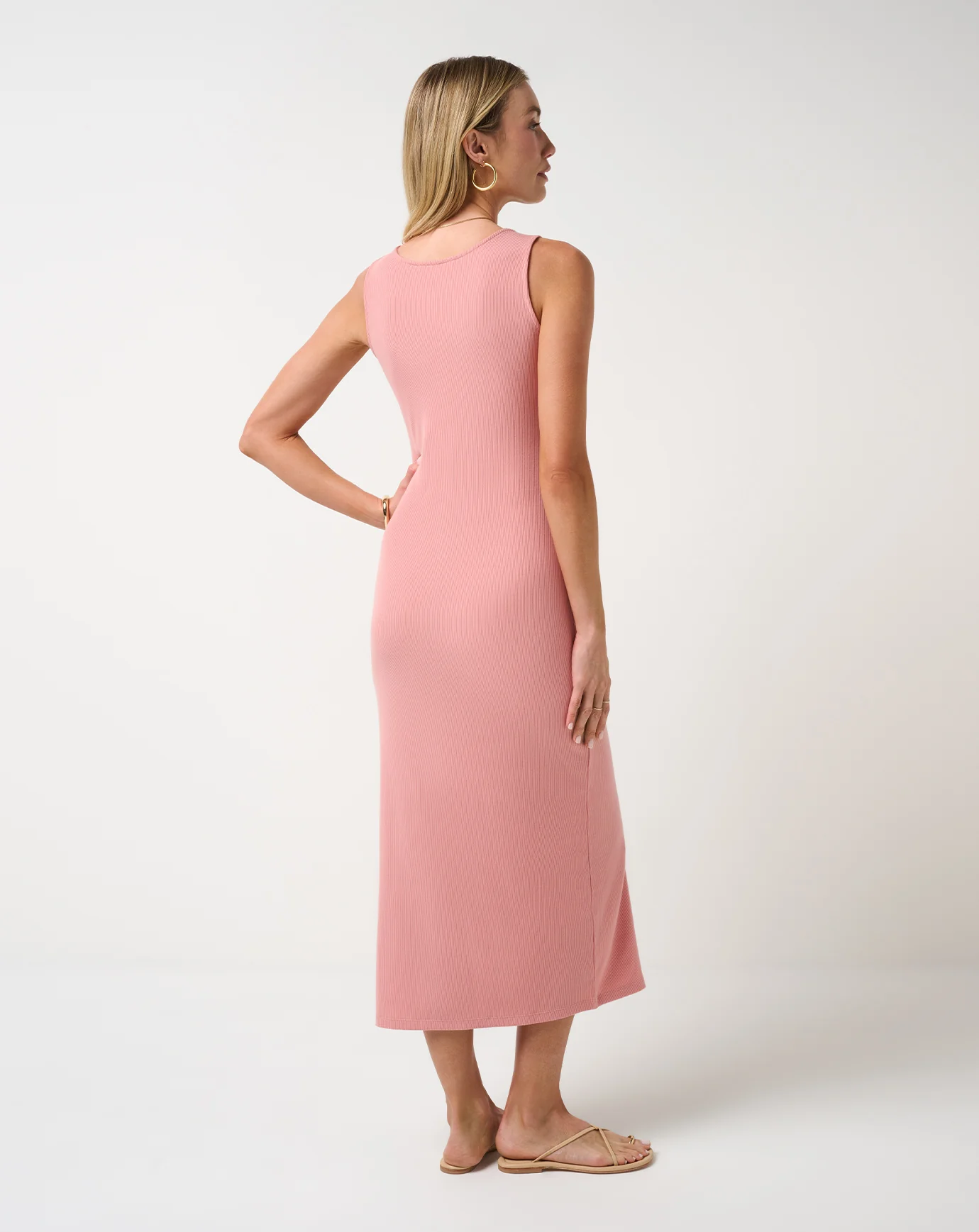 Cloud Rib Button Tank Dress - Image 13