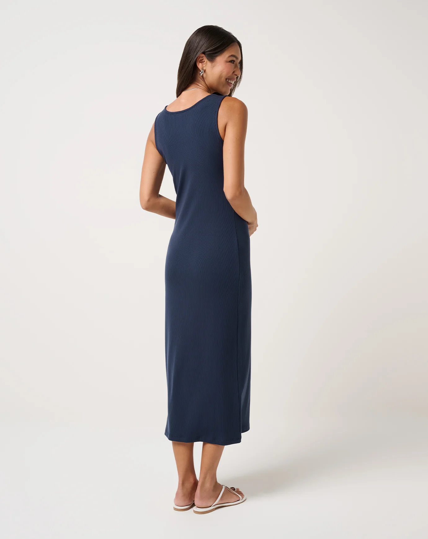 Cloud Rib Button Tank Dress - Image 7