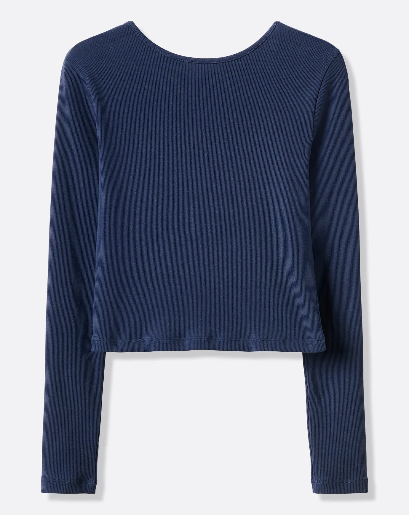 Cloud Rib Long Sleeve Button Top - Image 5