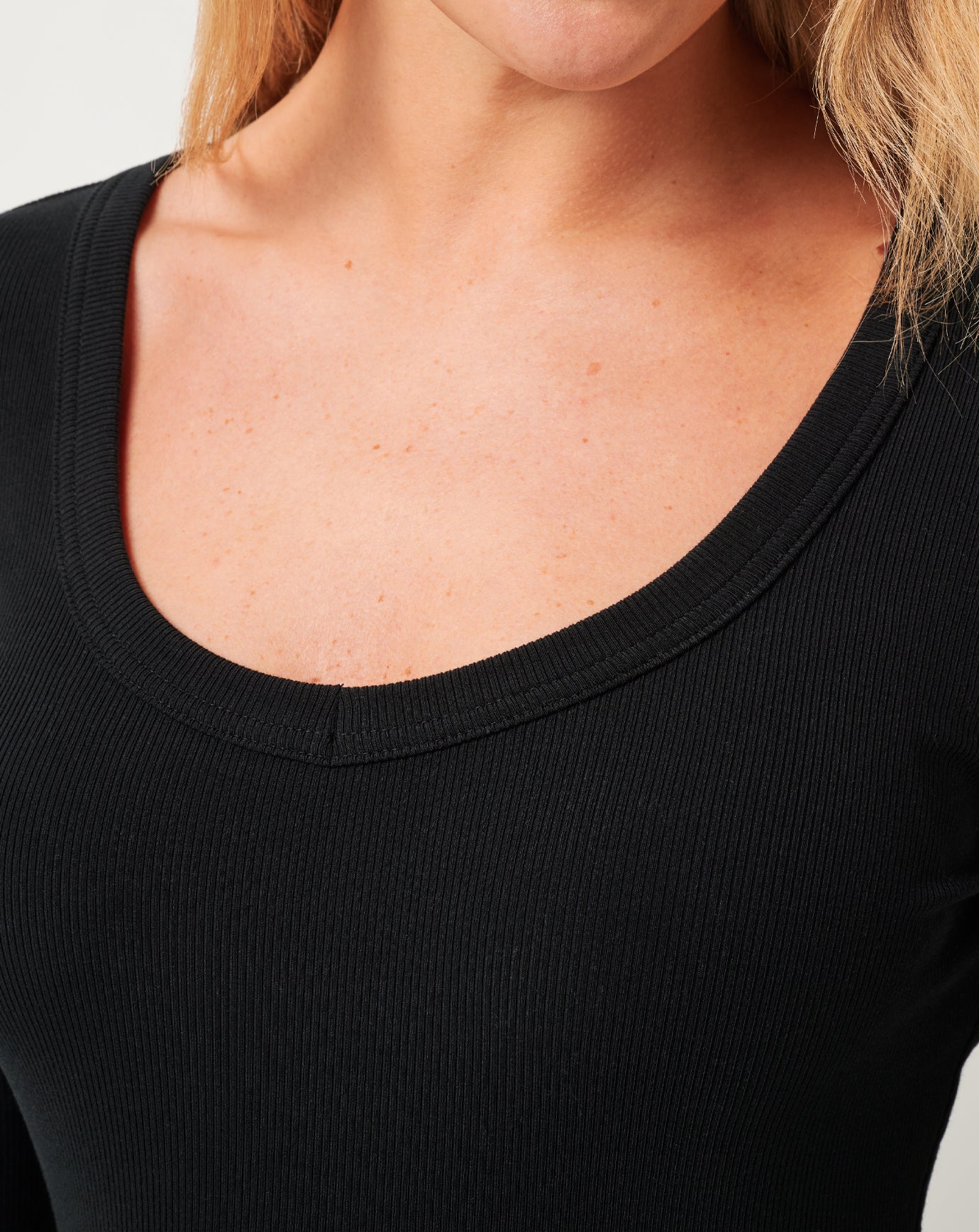 Cloud Rib Long Sleeve Top - Image 3