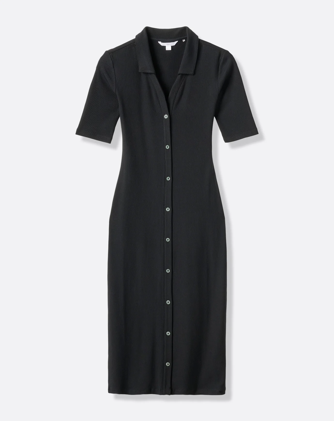 Cloud Rib Polo Midi Dress - Image 6