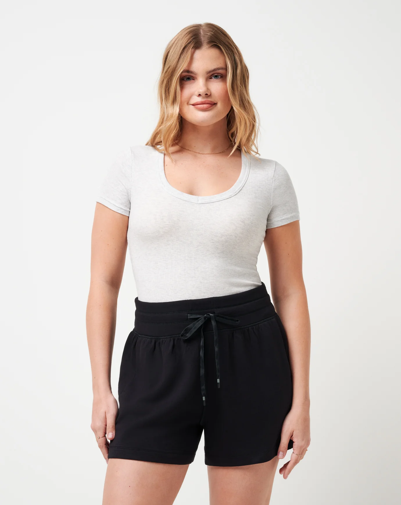 Cloud Rib Short Sleeve Top - Image 12