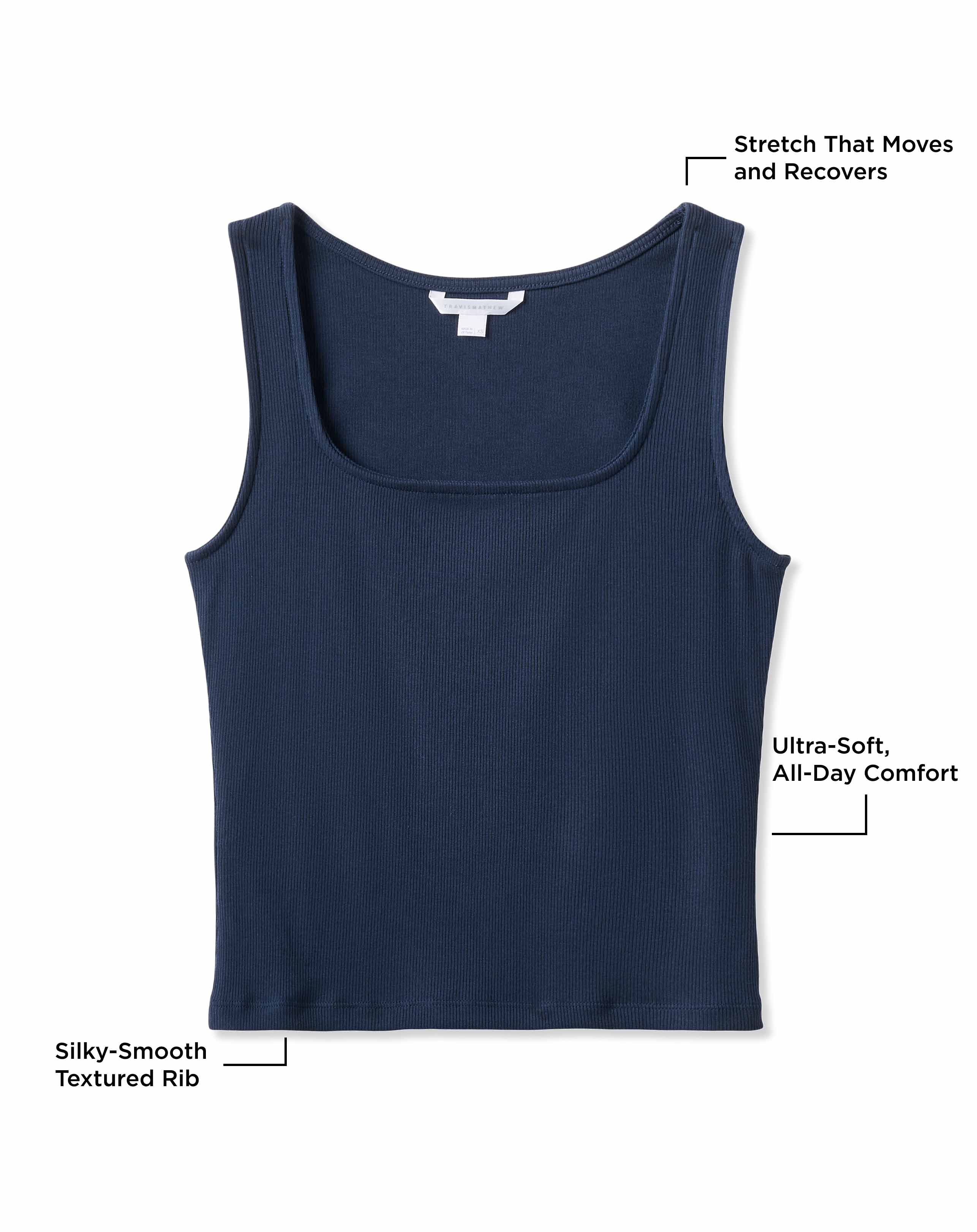 Cloud Rib Square Neck Tank - Image 11