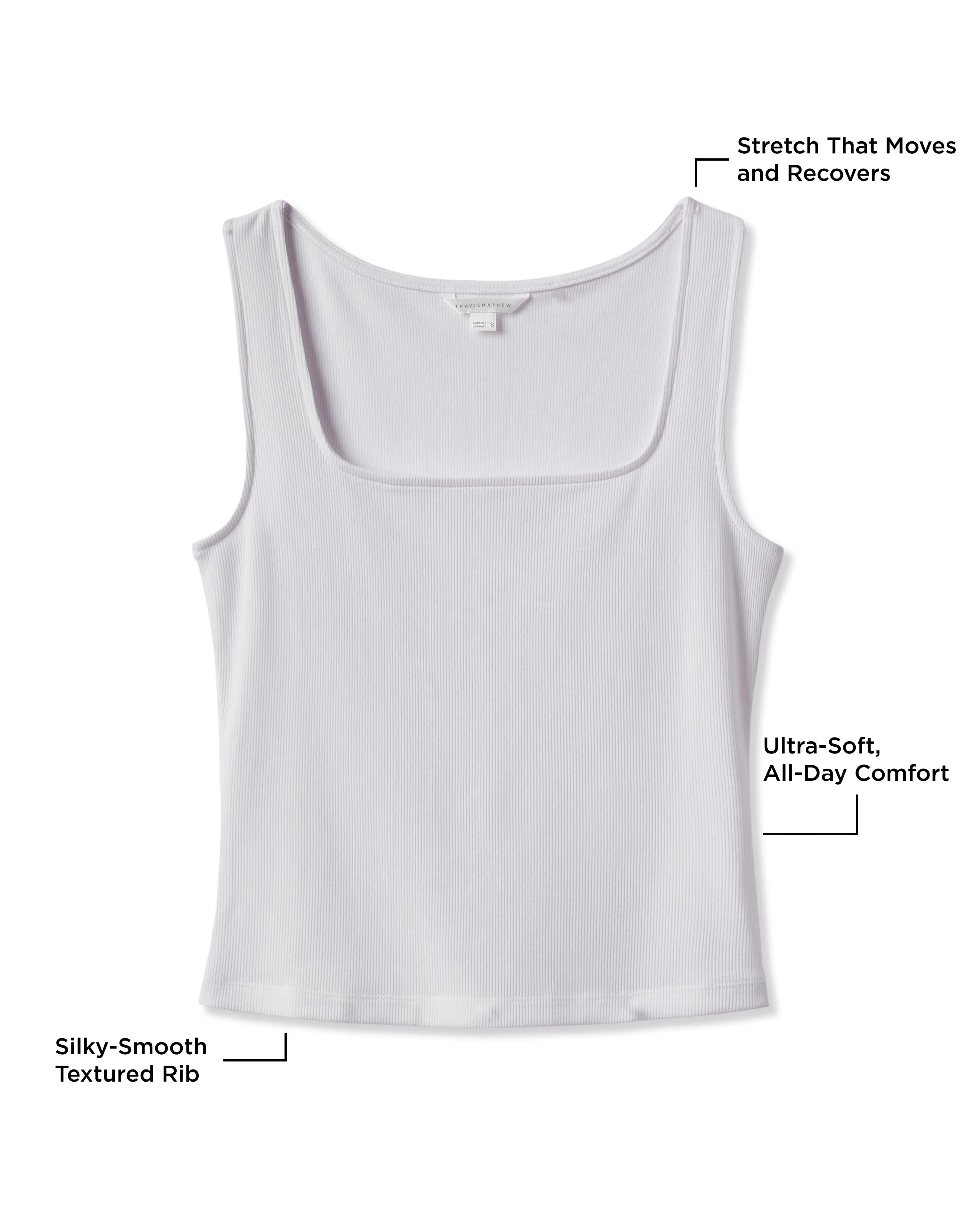 Cloud Rib Square Neck Tank - Image 3