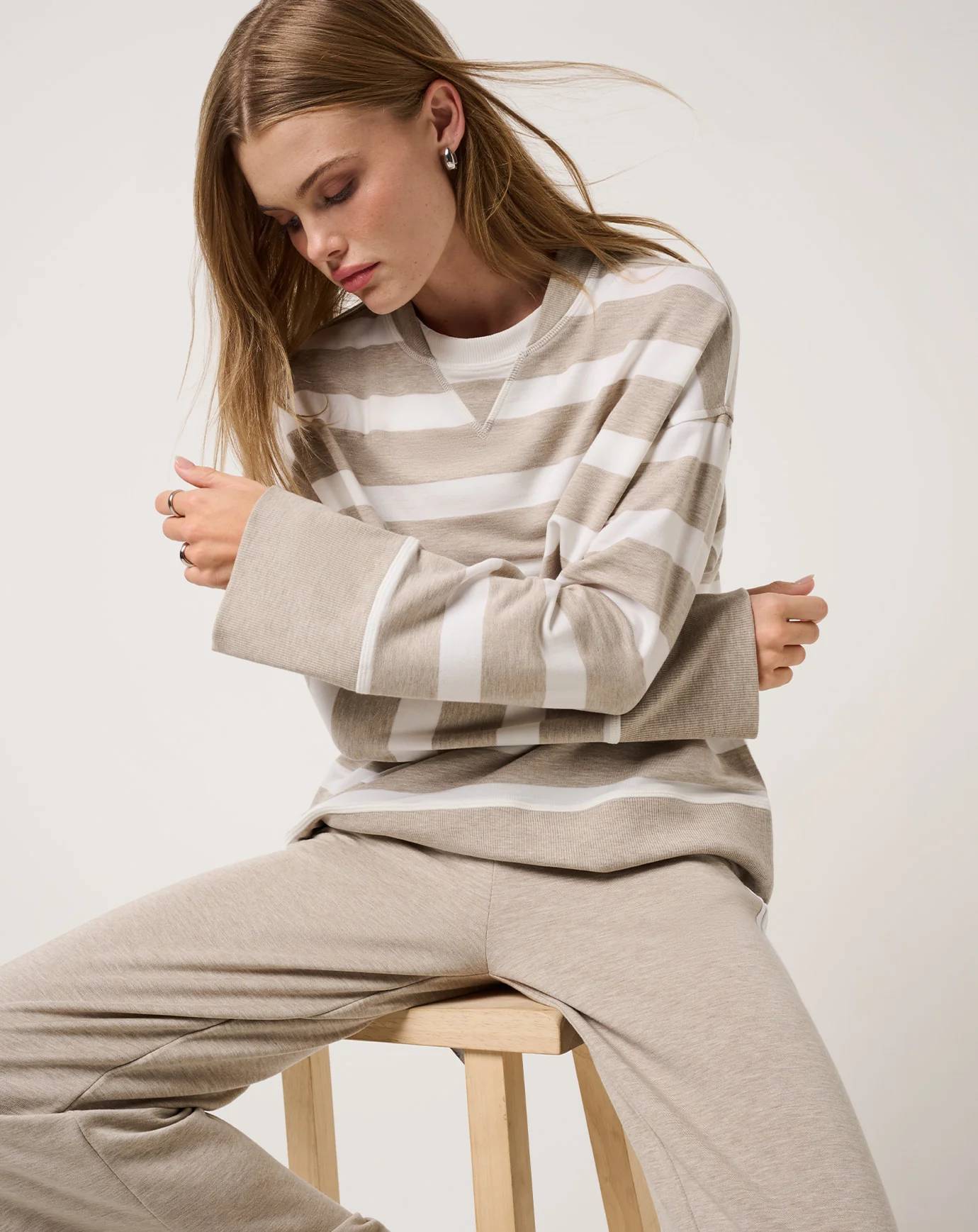Cloud Terry Varsity Pullover - Image 10