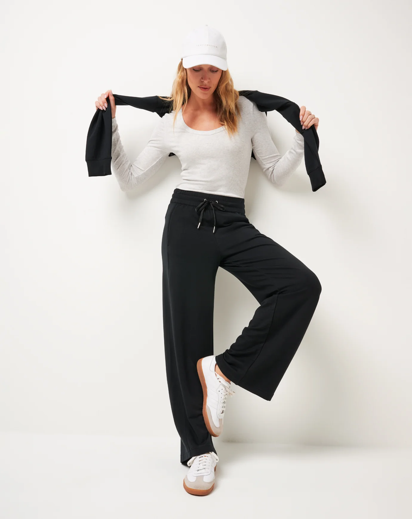 Cloud Terry Wide Leg Pant - Image 4