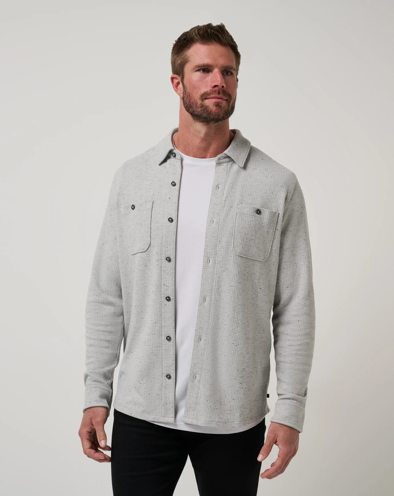 Cloud Waffle Shirt Jacket - Image 10