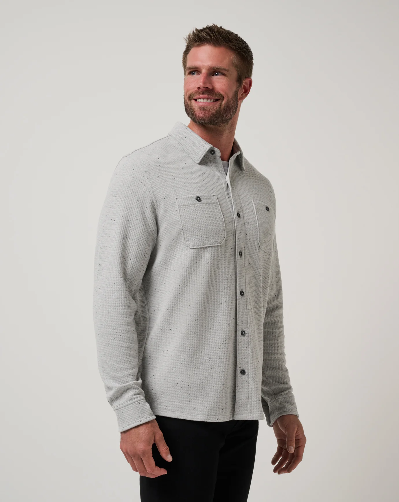 Cloud Waffle Shirt Jacket - Image 13
