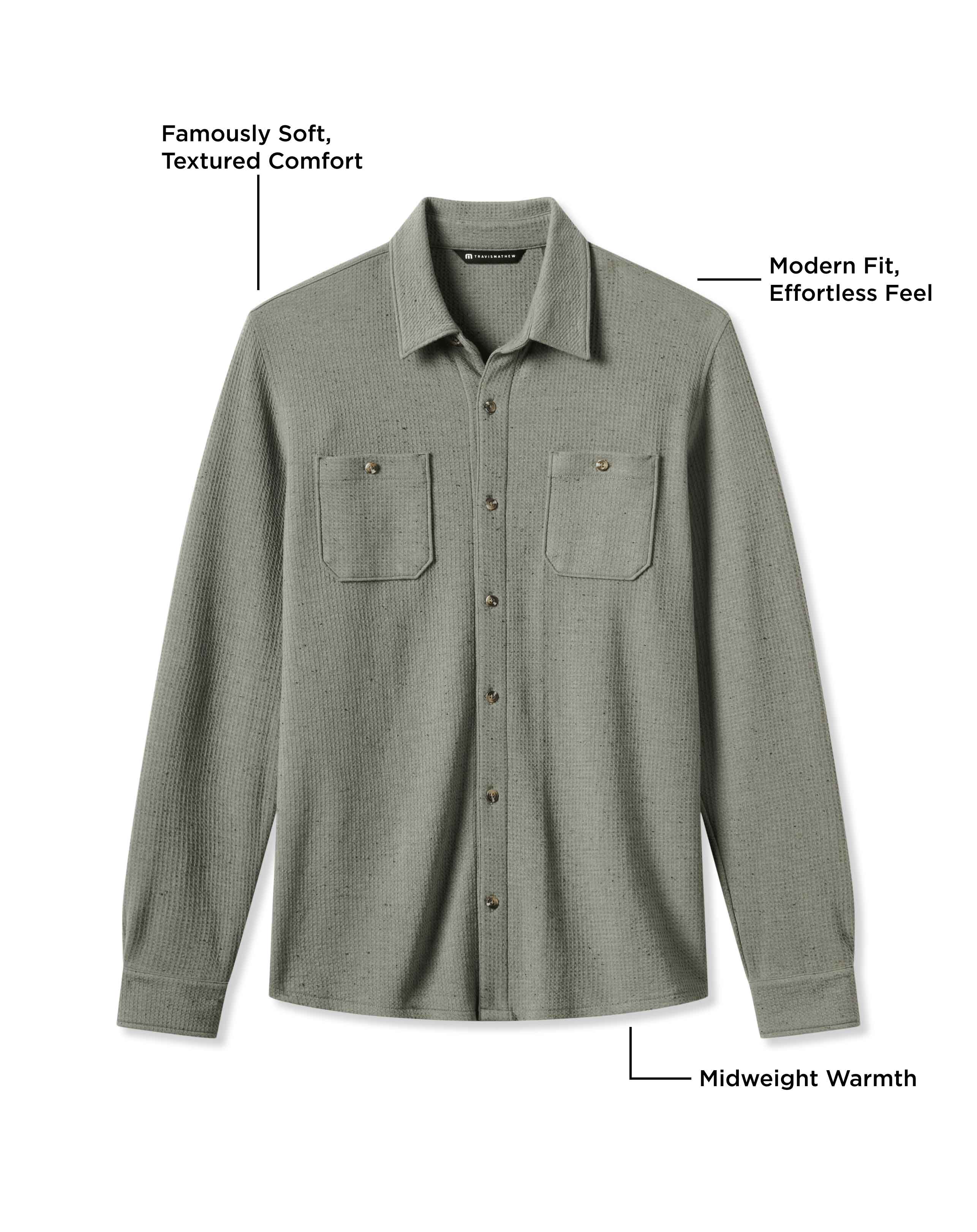 Cloud Waffle Shirt Jacket - Image 29