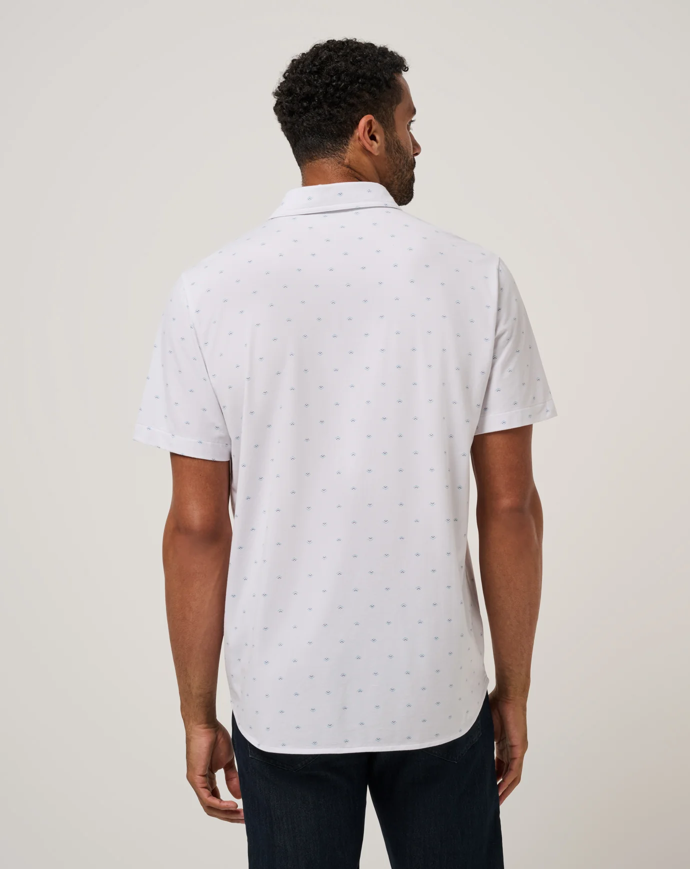 Comfortknit Geo Button-Up - Image 3