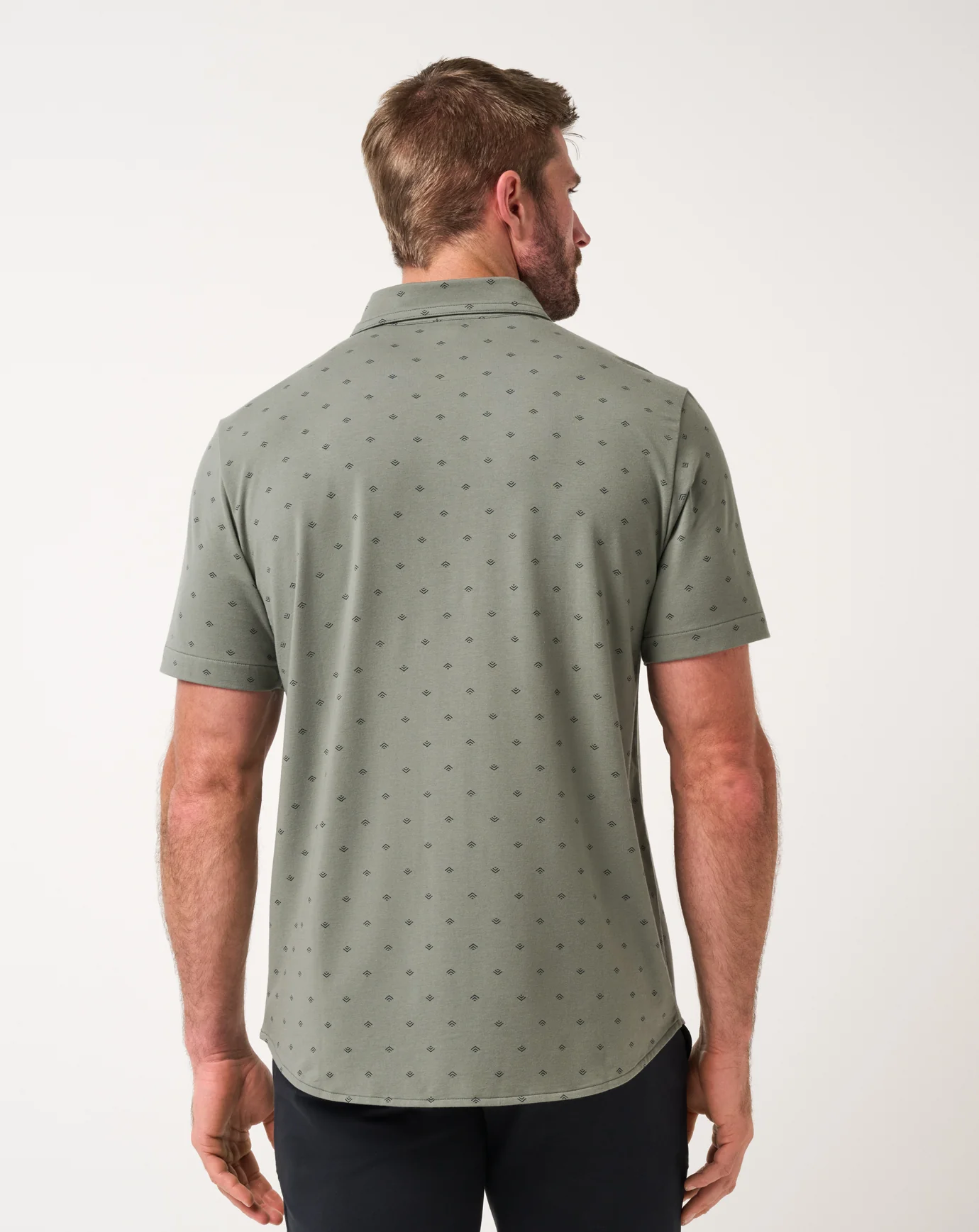 Comfortknit Geo Button-Up - Image 9