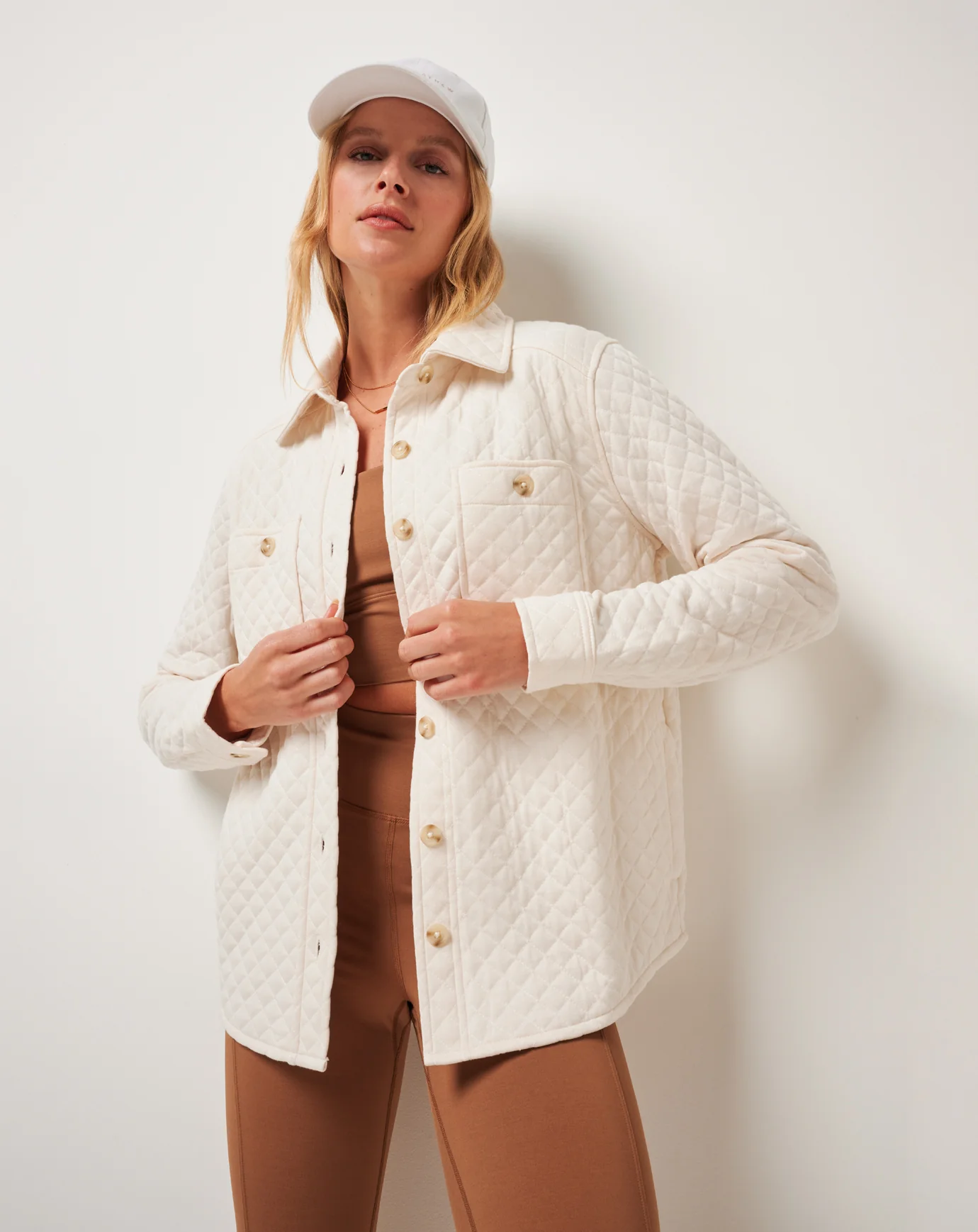 Diamond Quilted Shacket - Image 10