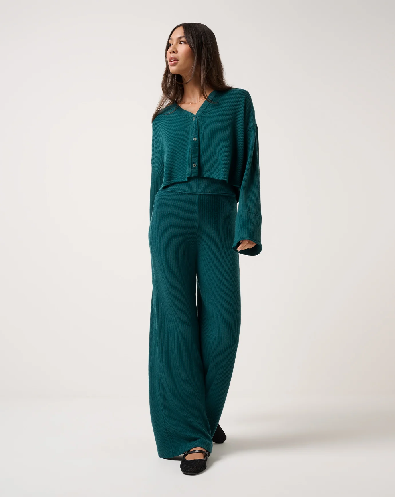 Evening Retreat Long Sleeve Cardigan - Image 4