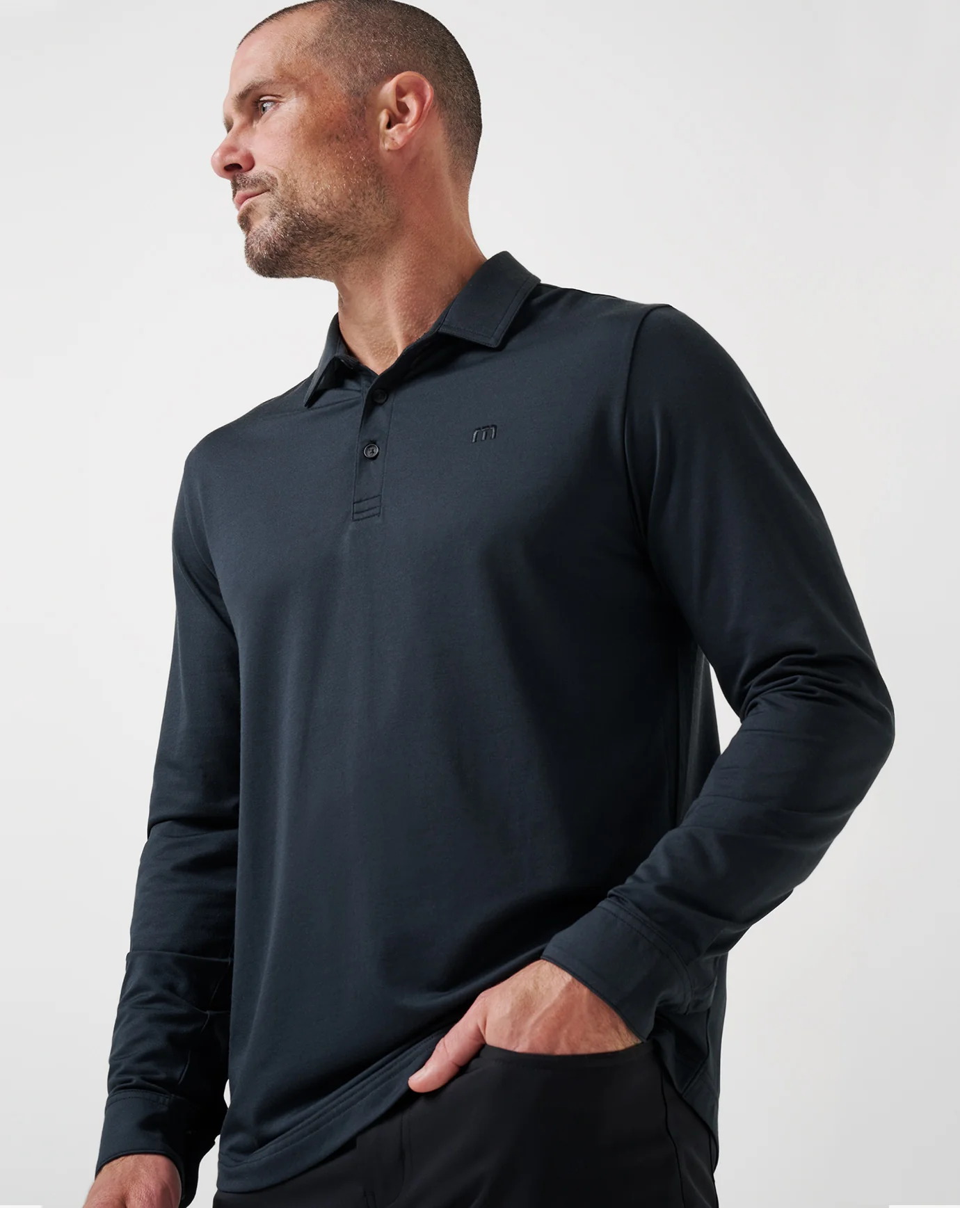 Featherweight Long Sleeve Polo - Image 5