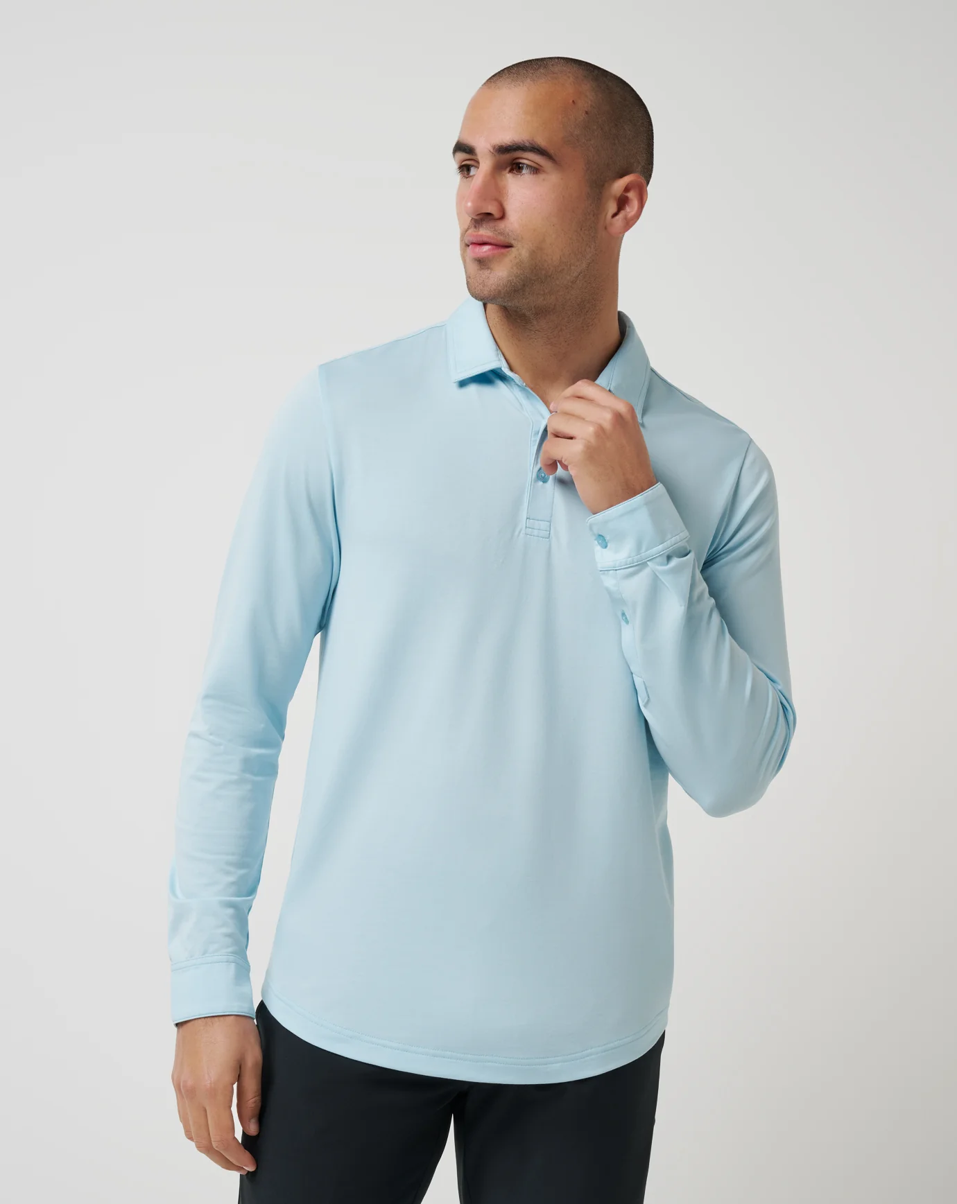 Featherweight Long Sleeve Polo - Image 8
