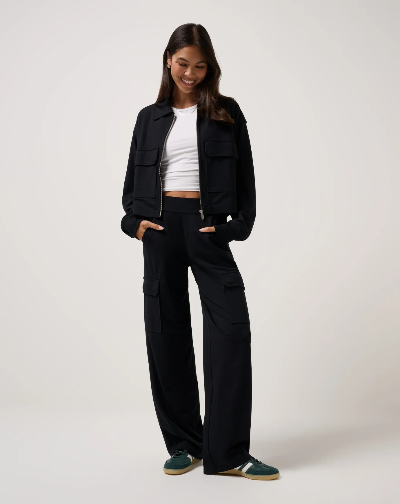 Friday Doubleknit Utility Wide Leg Pant - Image 5