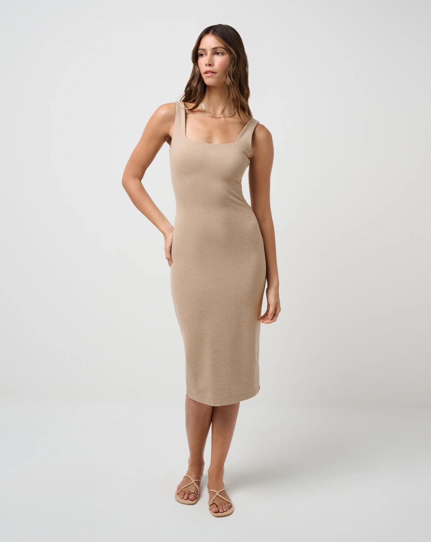 Friday Ponte Midi Dress