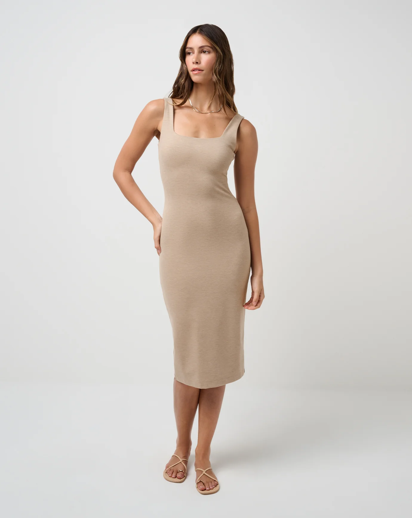 Friday Ponte Midi Dress - Image 2