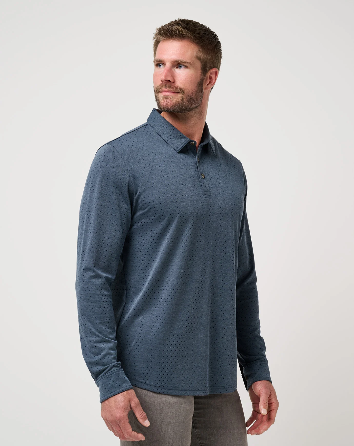 Handsome Town Long Sleeve Polo - Image 16