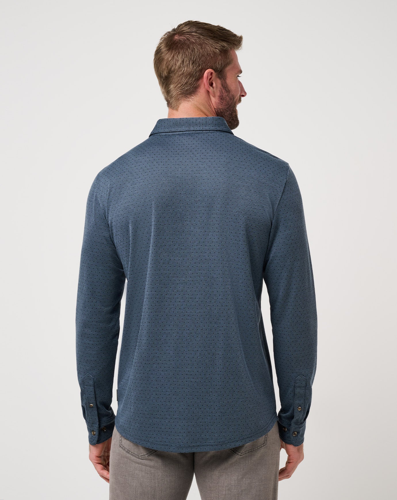 Handsome Town Long Sleeve Polo - Image 17