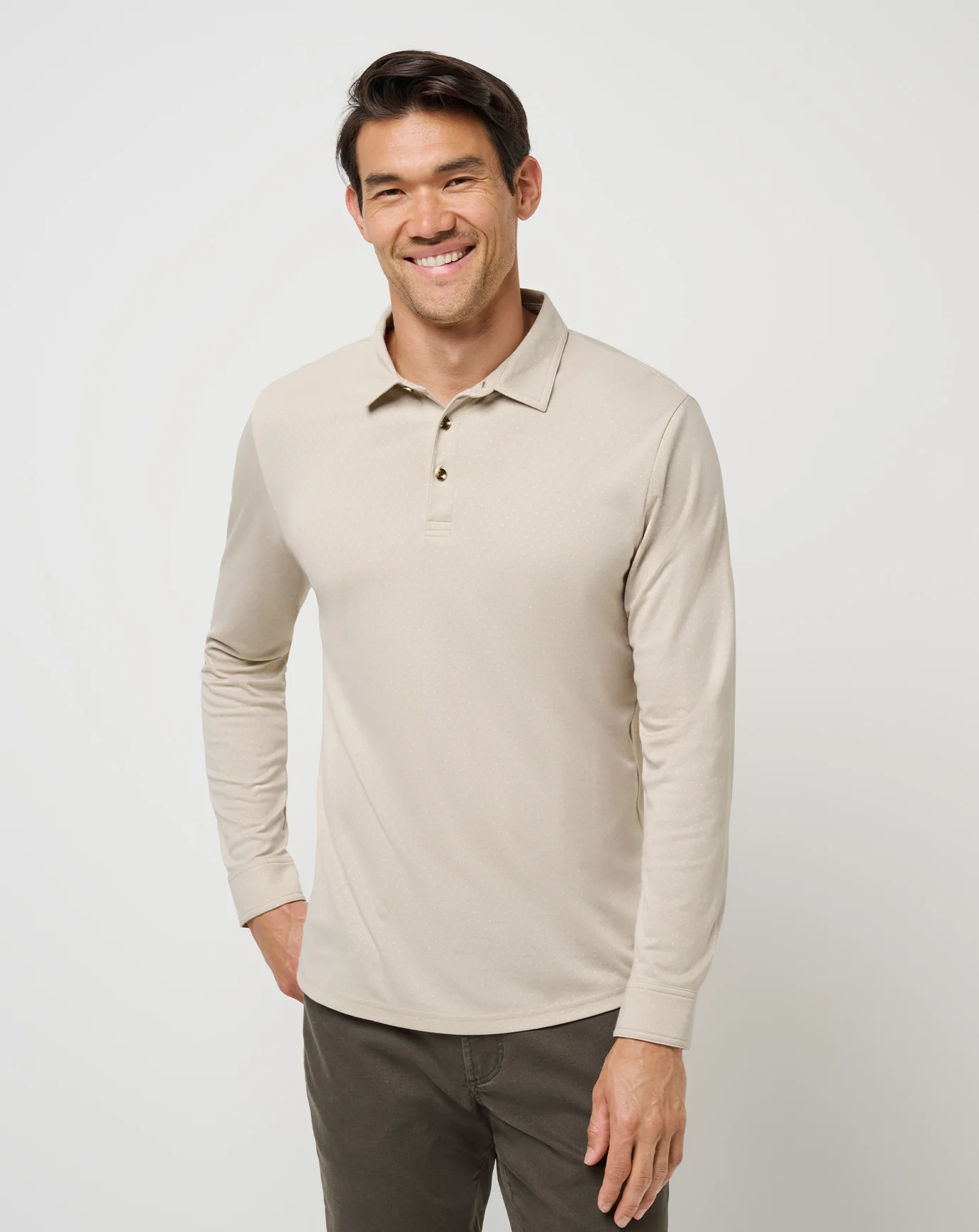 Handsome Town Long Sleeve Polo - Image 23