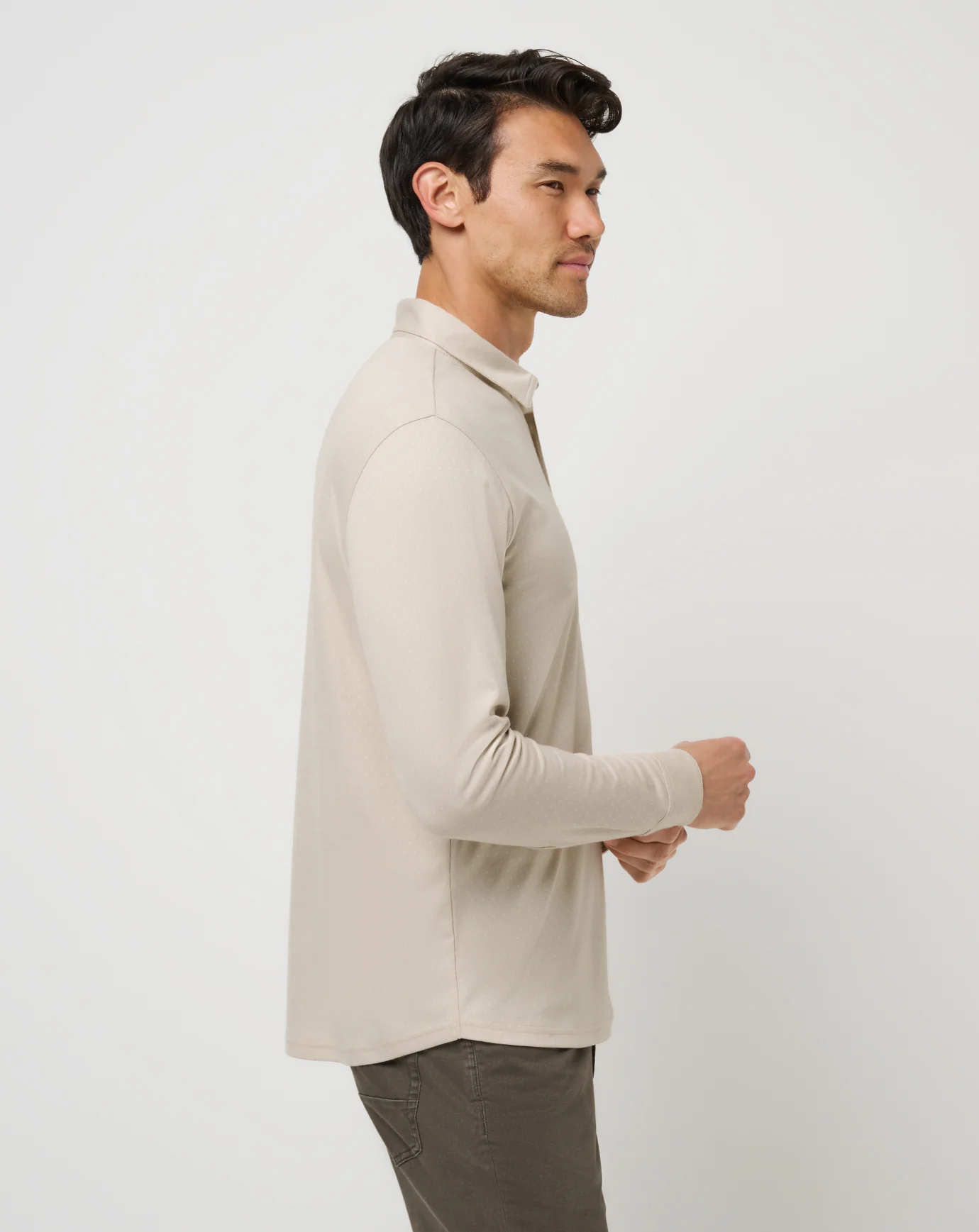 Handsome Town Long Sleeve Polo - Image 24