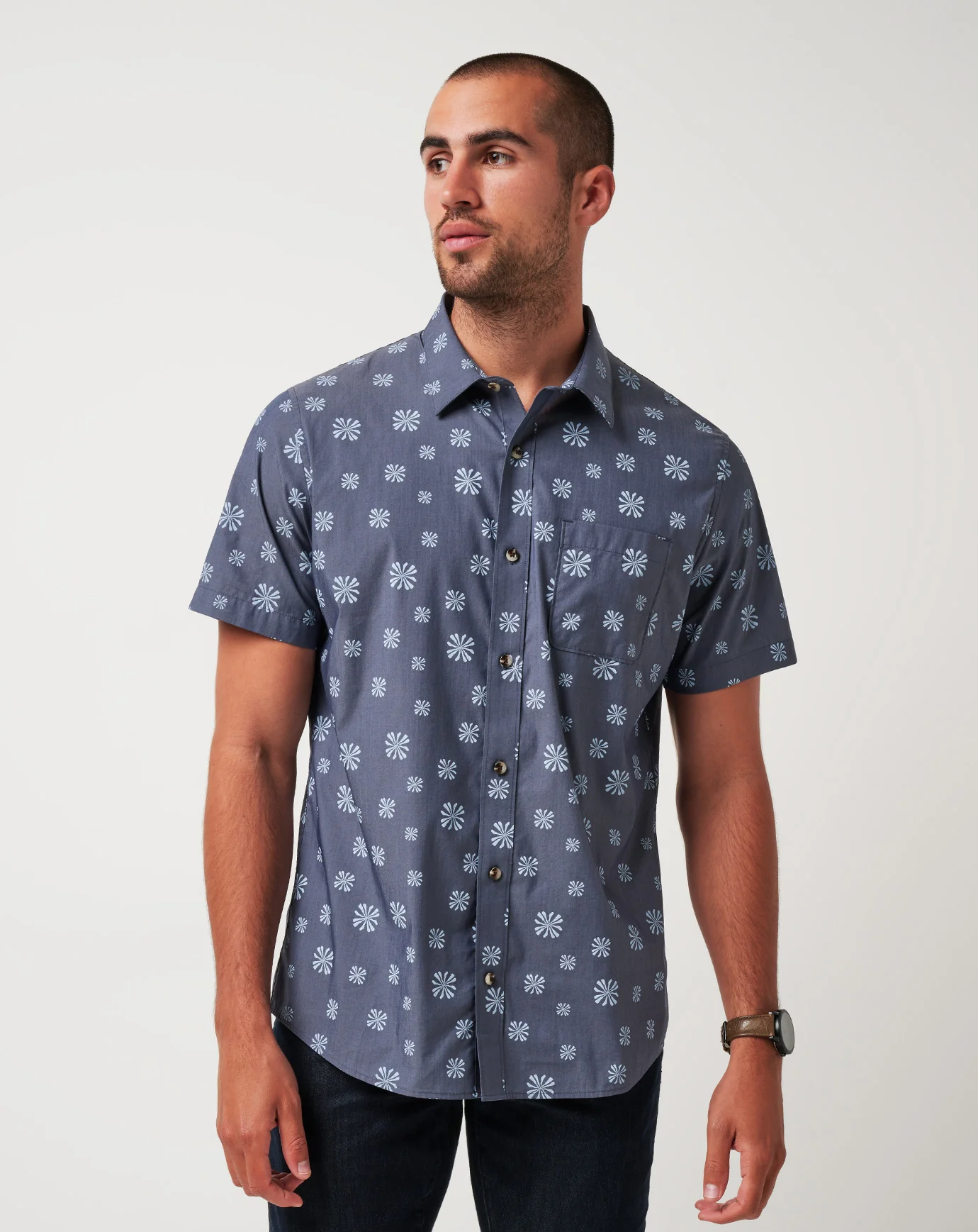In The Rough Button-Up
